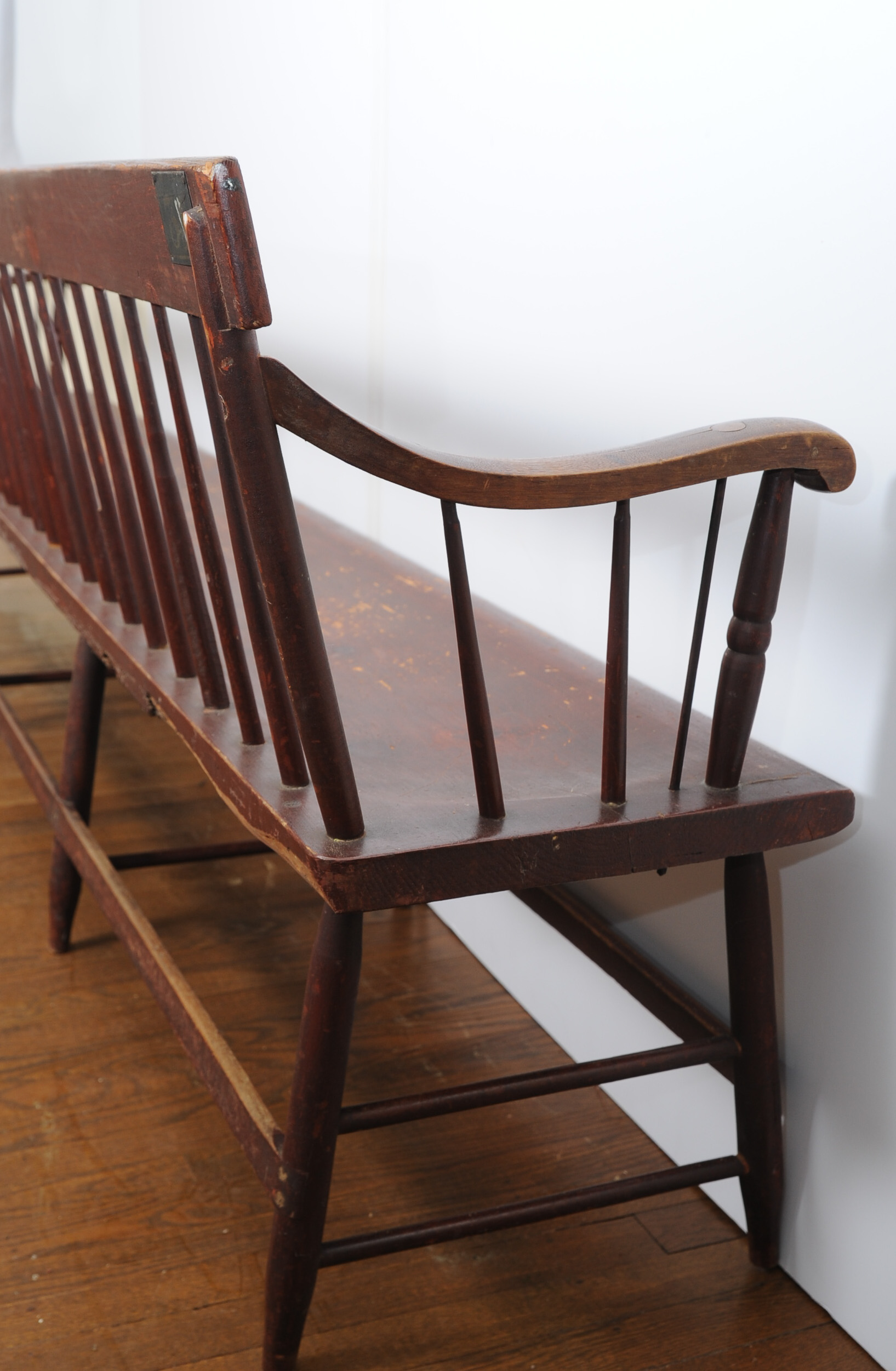 Extra Wide Antique Deacon's Bench