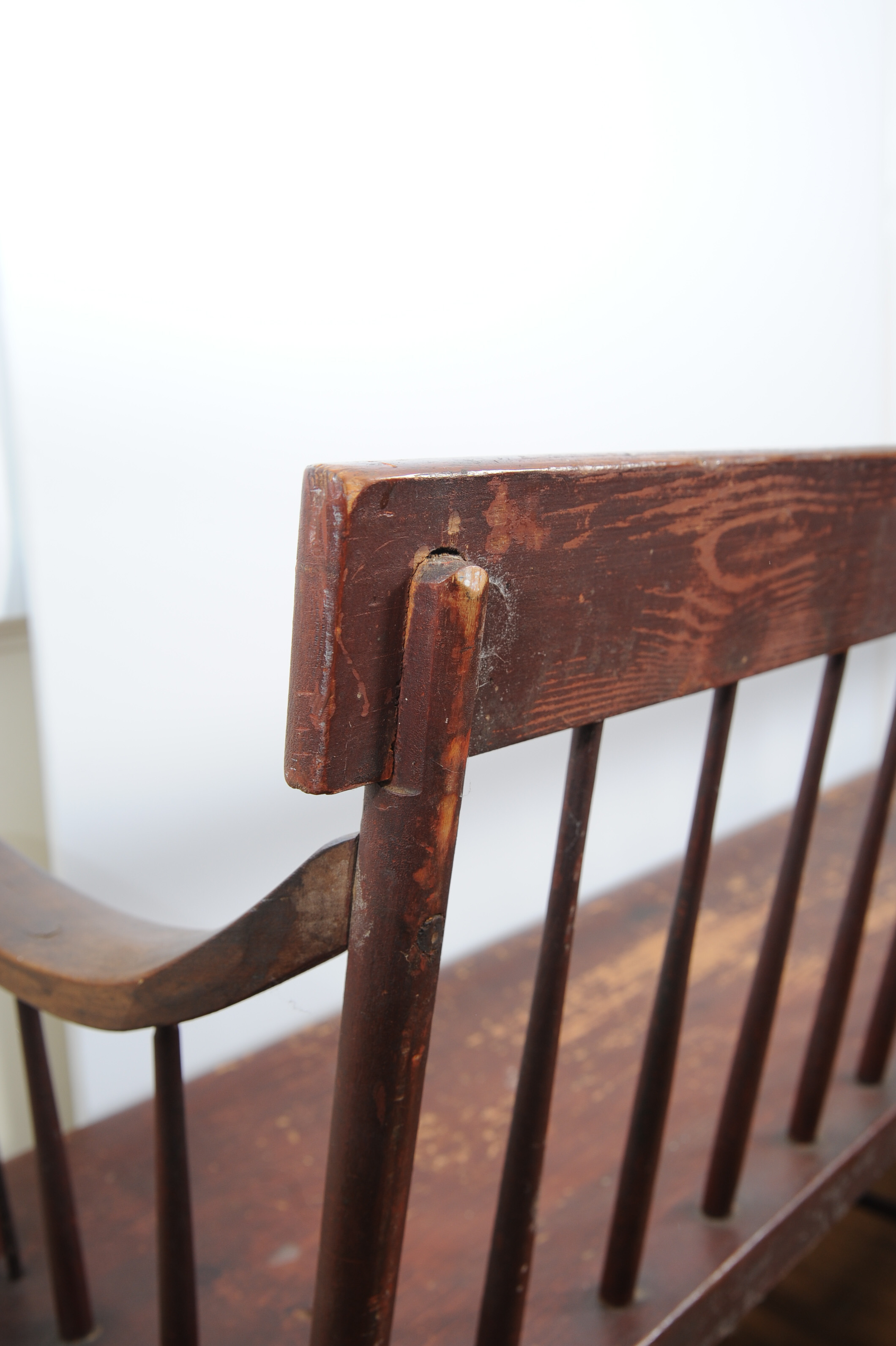 Extra Wide Antique Deacon's Bench