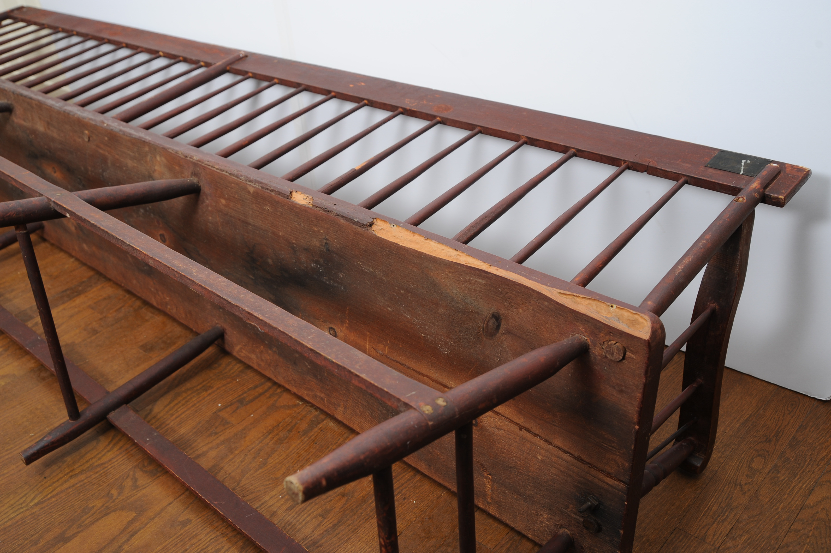 Extra Wide Antique Deacon's Bench