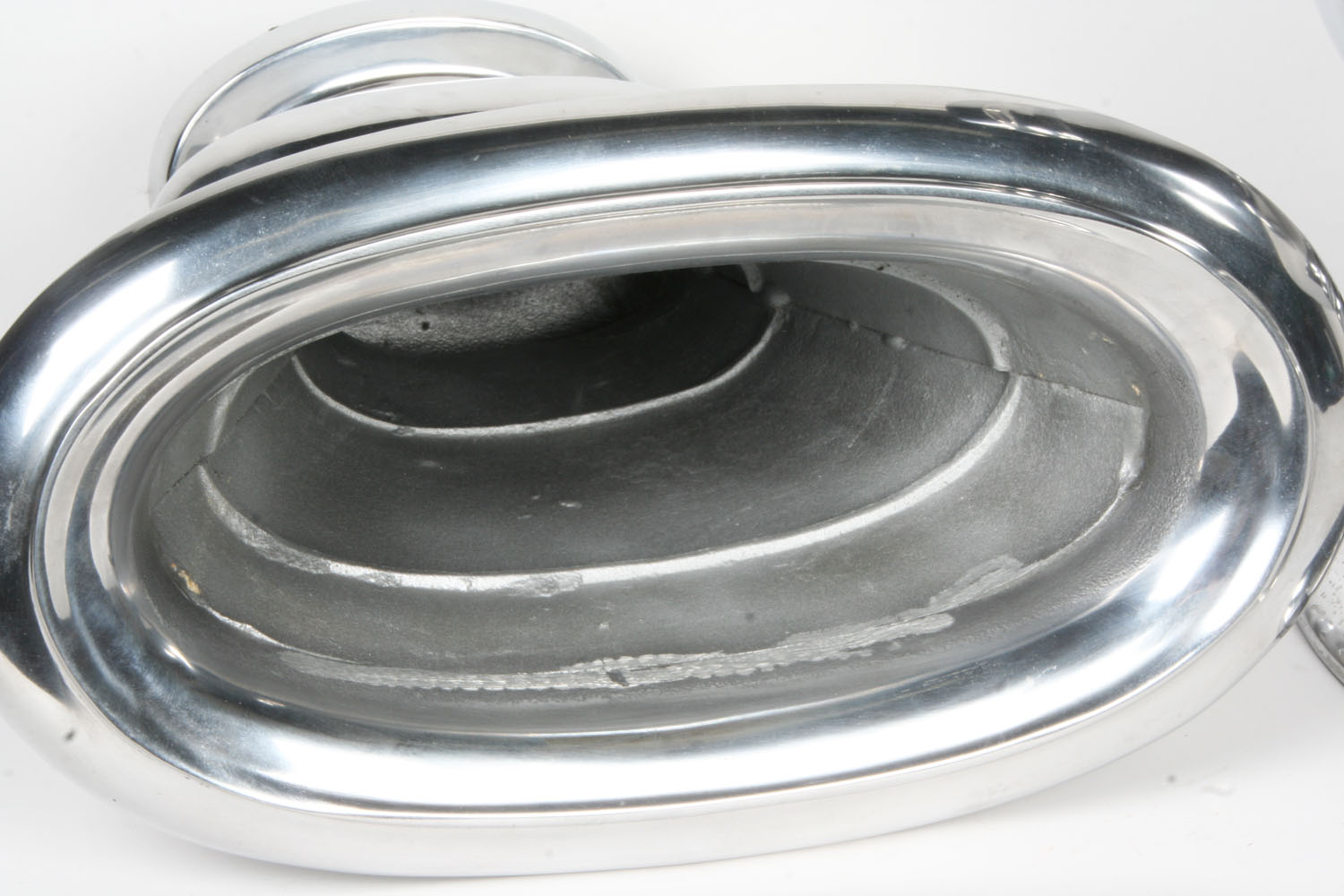 Pair of Large Aluminum Urn Planters