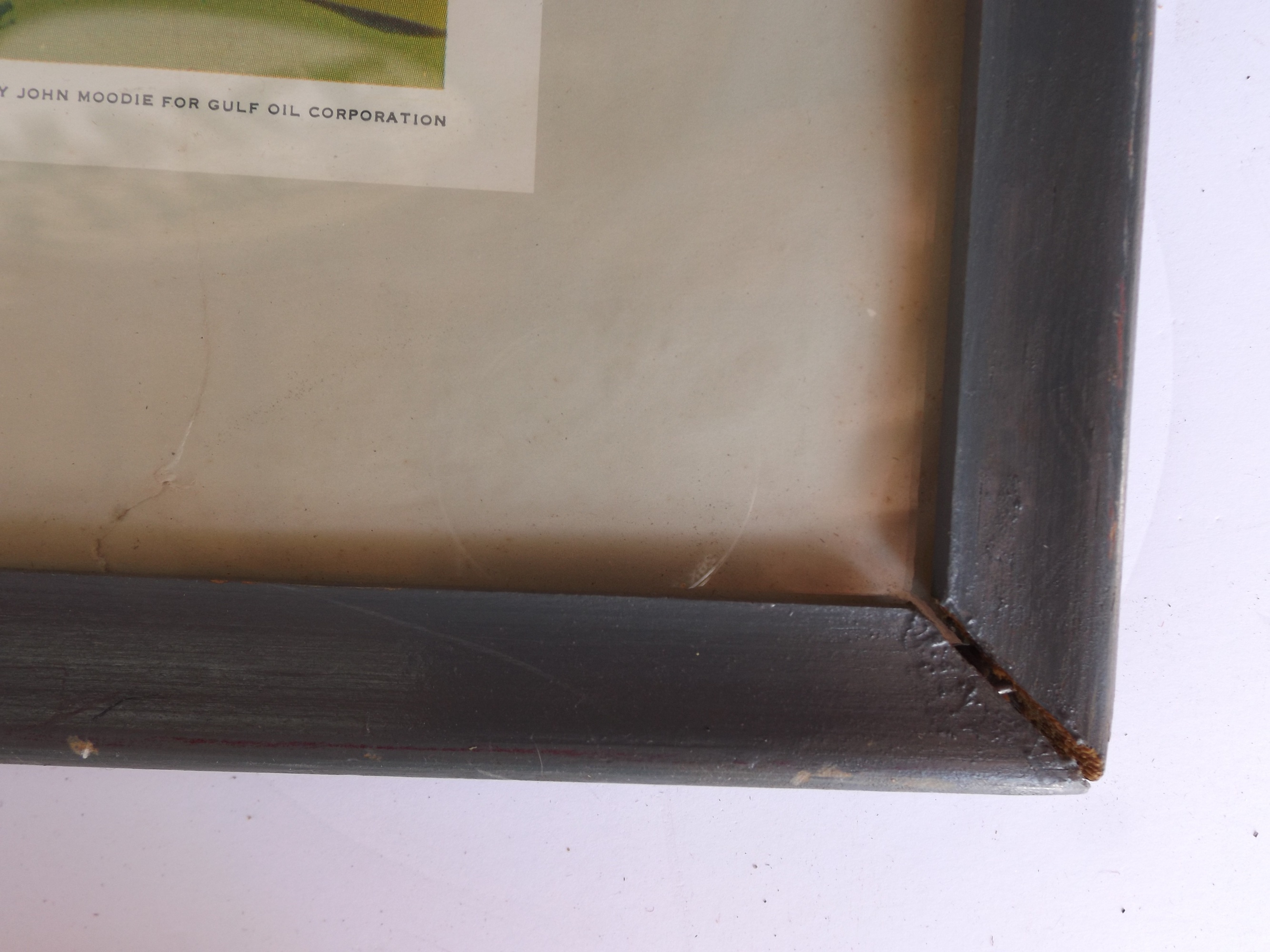 John Moodie Offset Lithographic Print for Gulf Oil