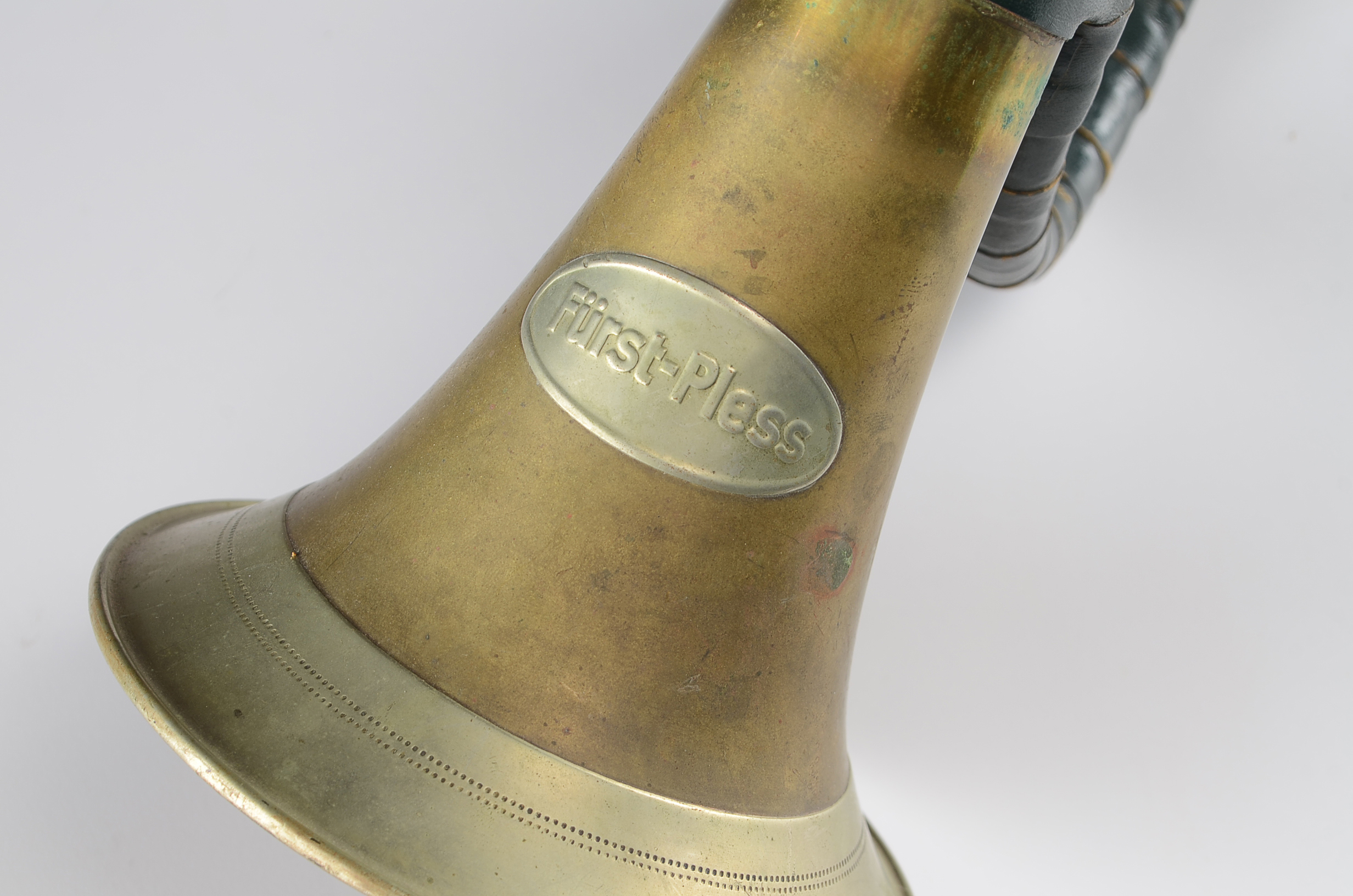 Furst-Pless German Brass Hunting Horn