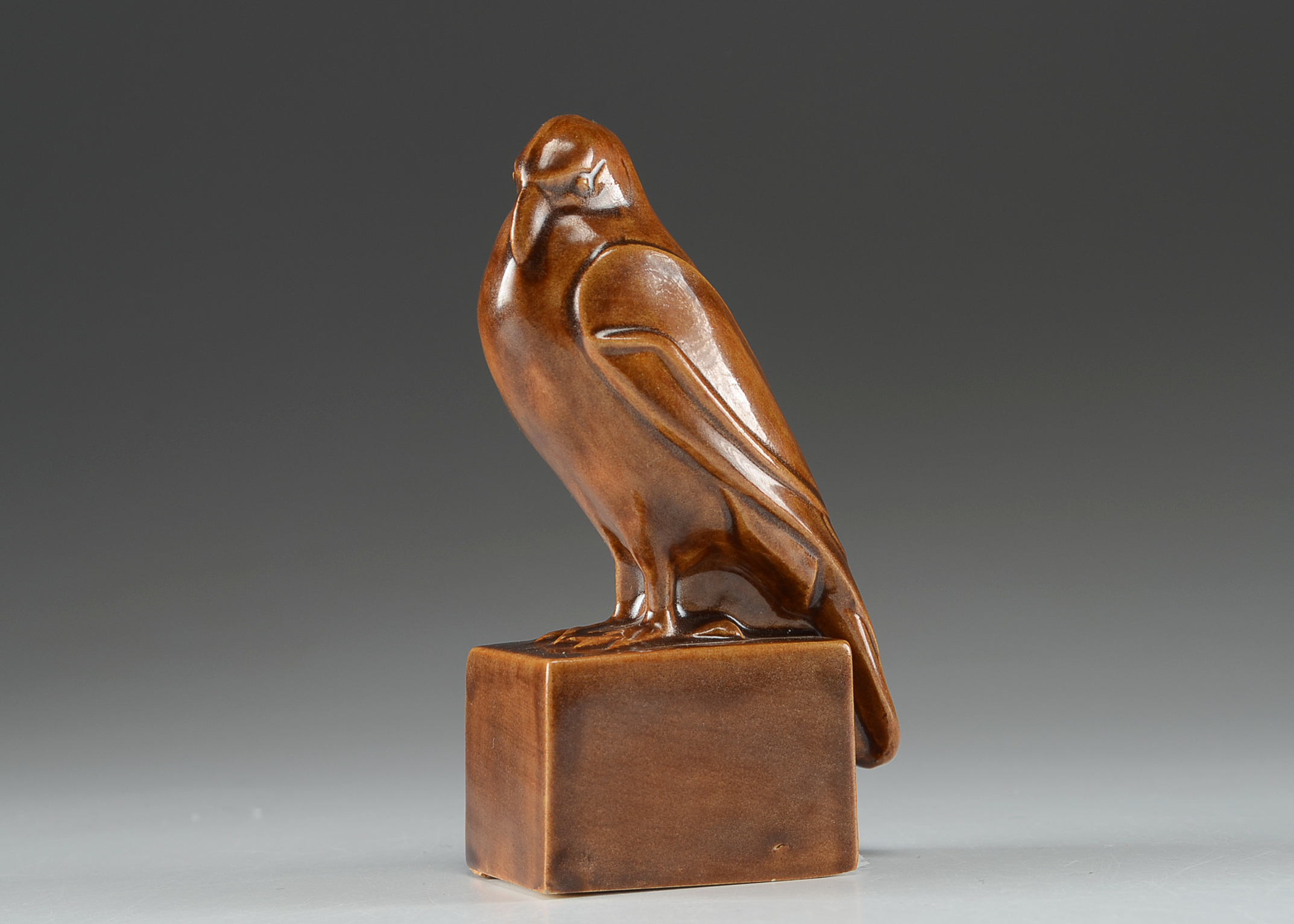 Rookwood Figural Rook Paperweight