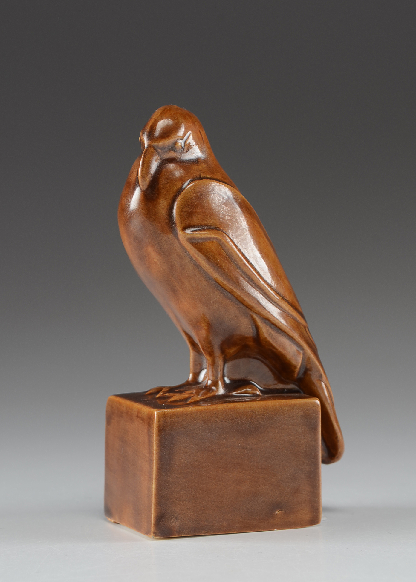 Rookwood Figural Rook Paperweight
