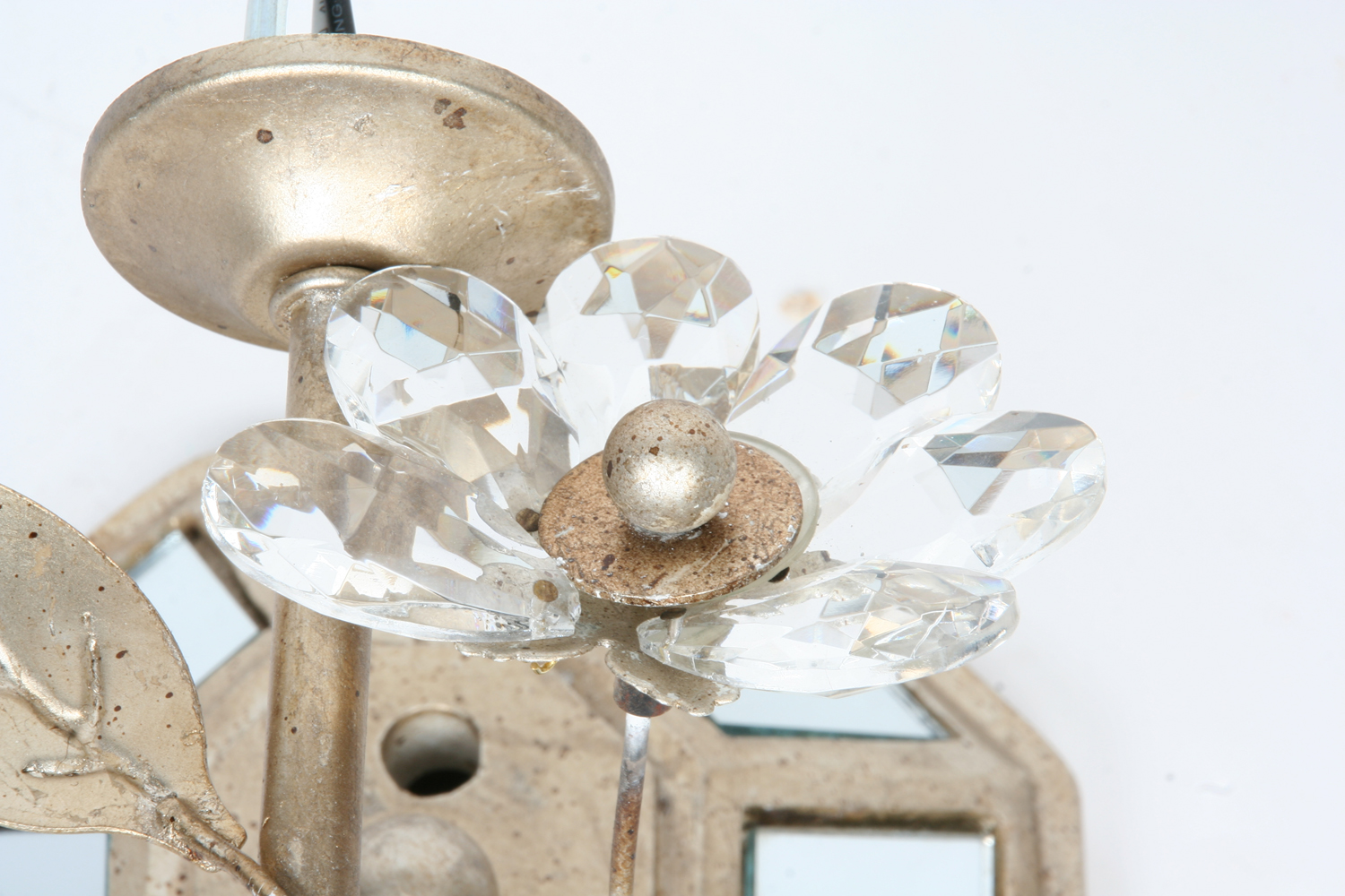 Pair of Mirrored Wall Sconces