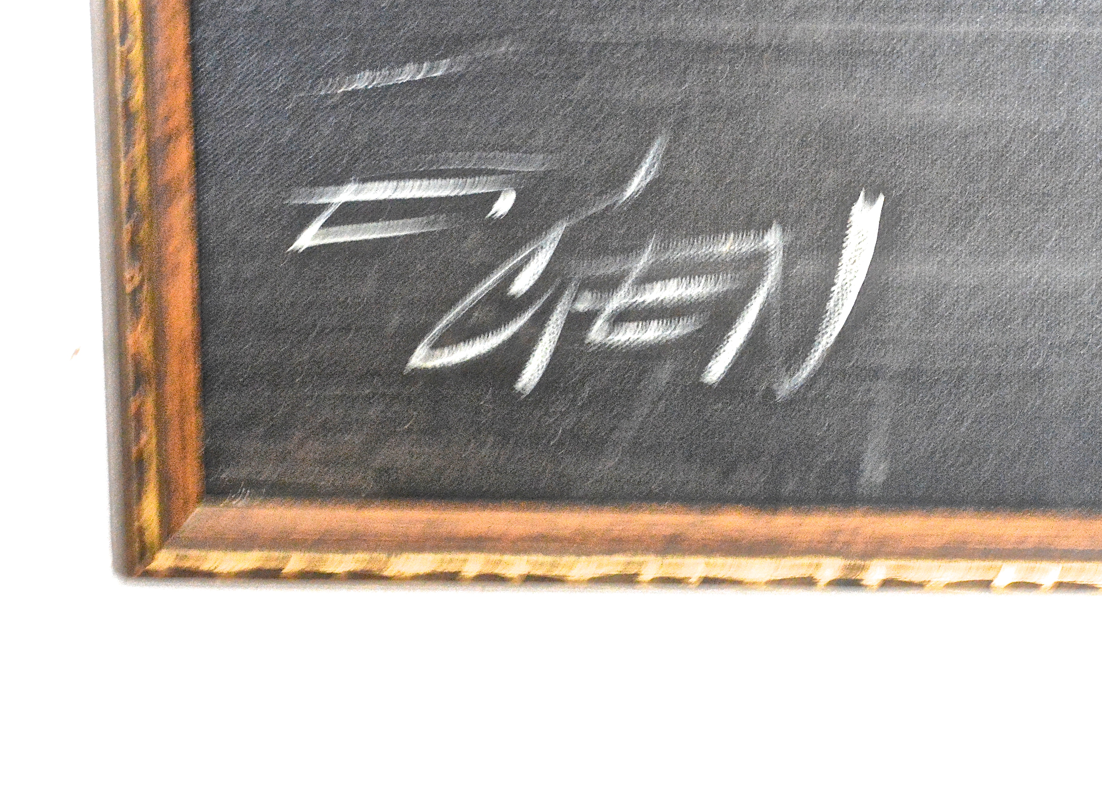 Vintage Estacien "Etta" Benjamin Painting in Original Frame