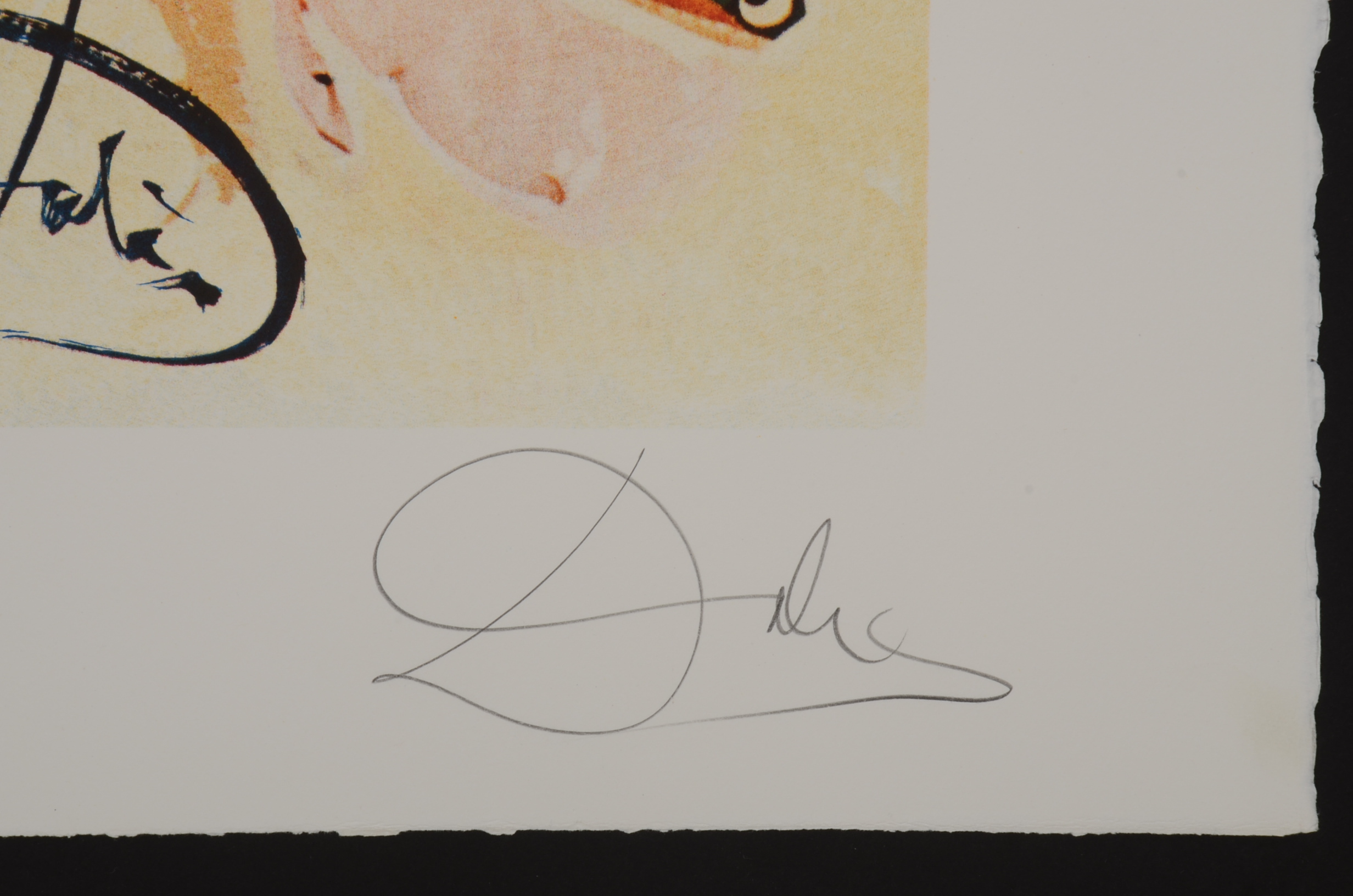 Original Dali Lithograph From The Lyle Stuart Tarot Card Series