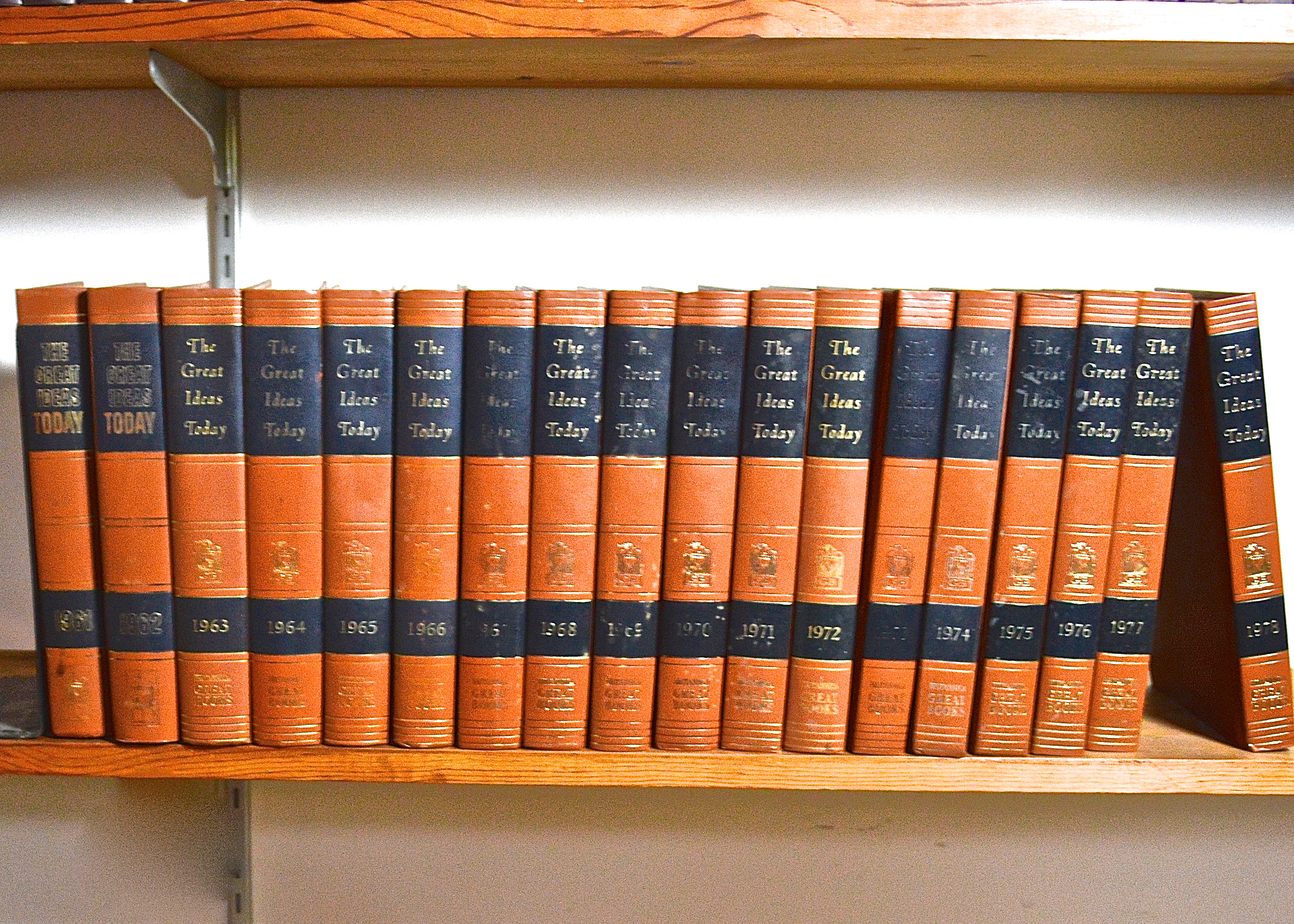 Set of Encyclopedia Britannica "The Great Ideas Today" 1961-197