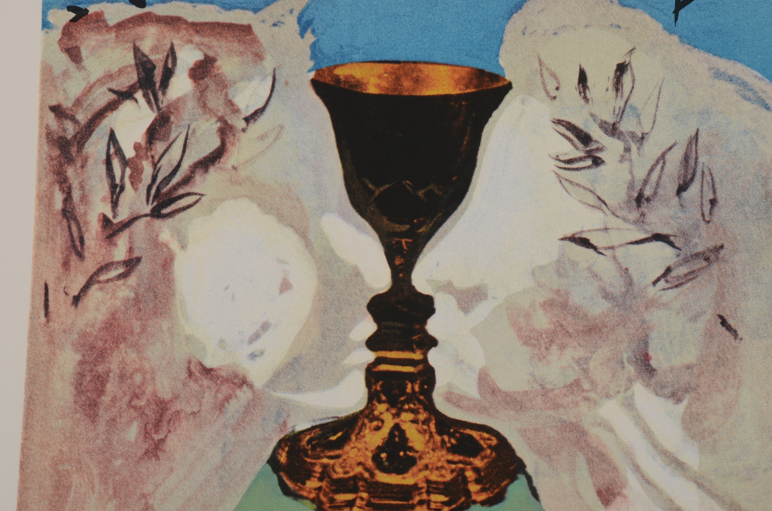 Original Dali Lithograph From The Lyle Stuart Tarot Card Series