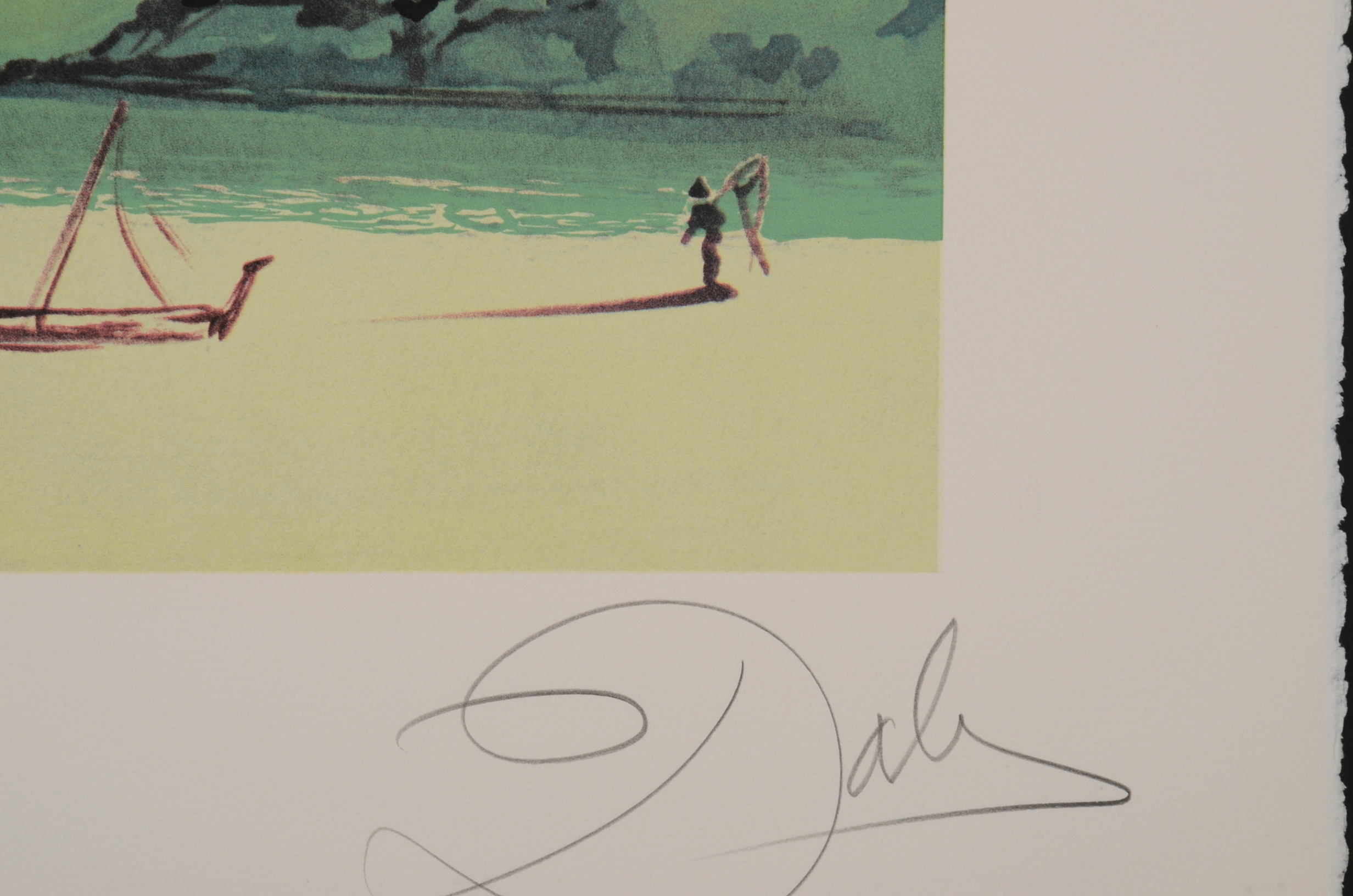 Original Dali Lithograph From The Lyle Stuart Tarot Card Series