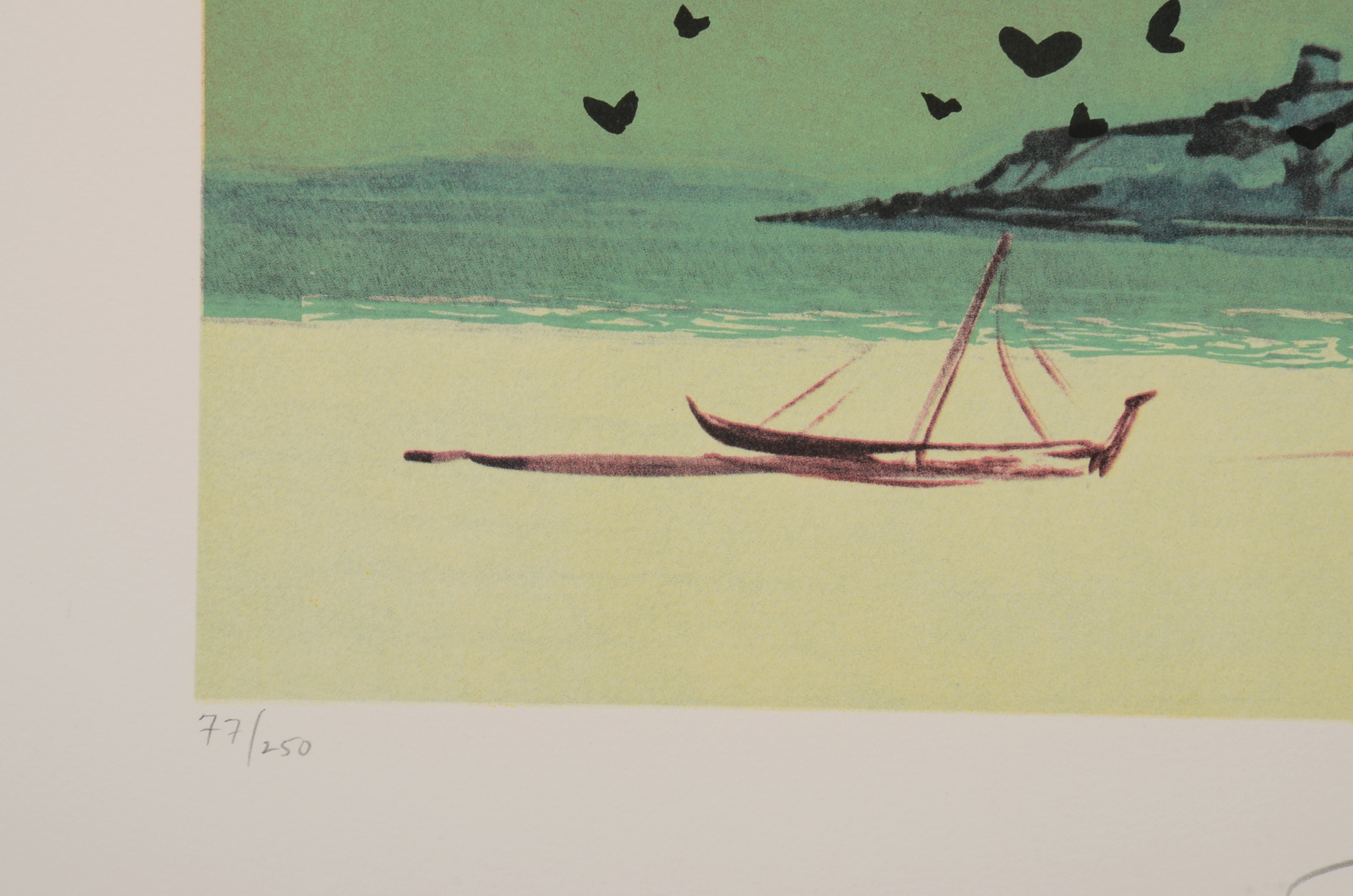 Original Dali Lithograph From The Lyle Stuart Tarot Card Series