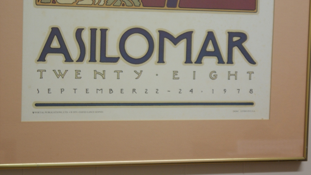 Vintage 1979 "Asilomar" Print by David Lance Goines