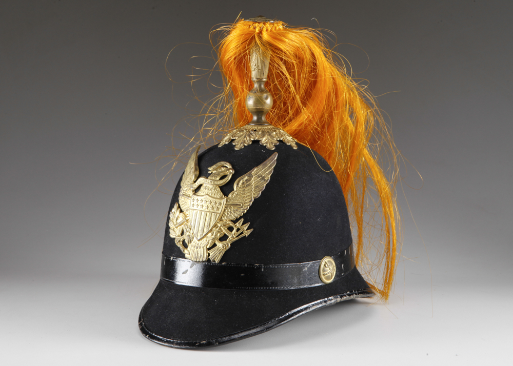 19th Century U.S. Calvary Helmet with Horsehair Plume