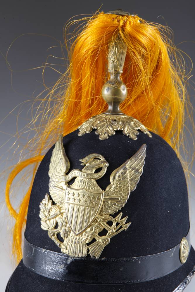 19th Century U.S. Calvary Helmet with Horsehair Plume