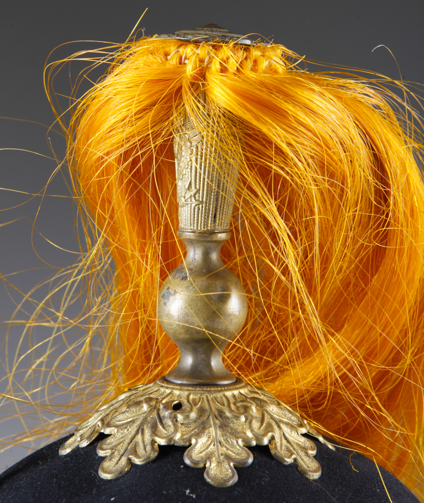 19th Century U.S. Calvary Helmet with Horsehair Plume
