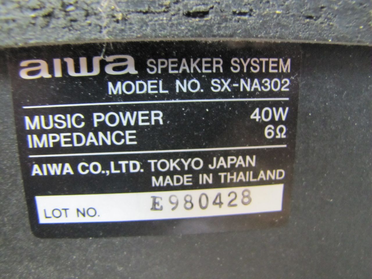 AIWA CX-NA303 Digital Audio Stereo System