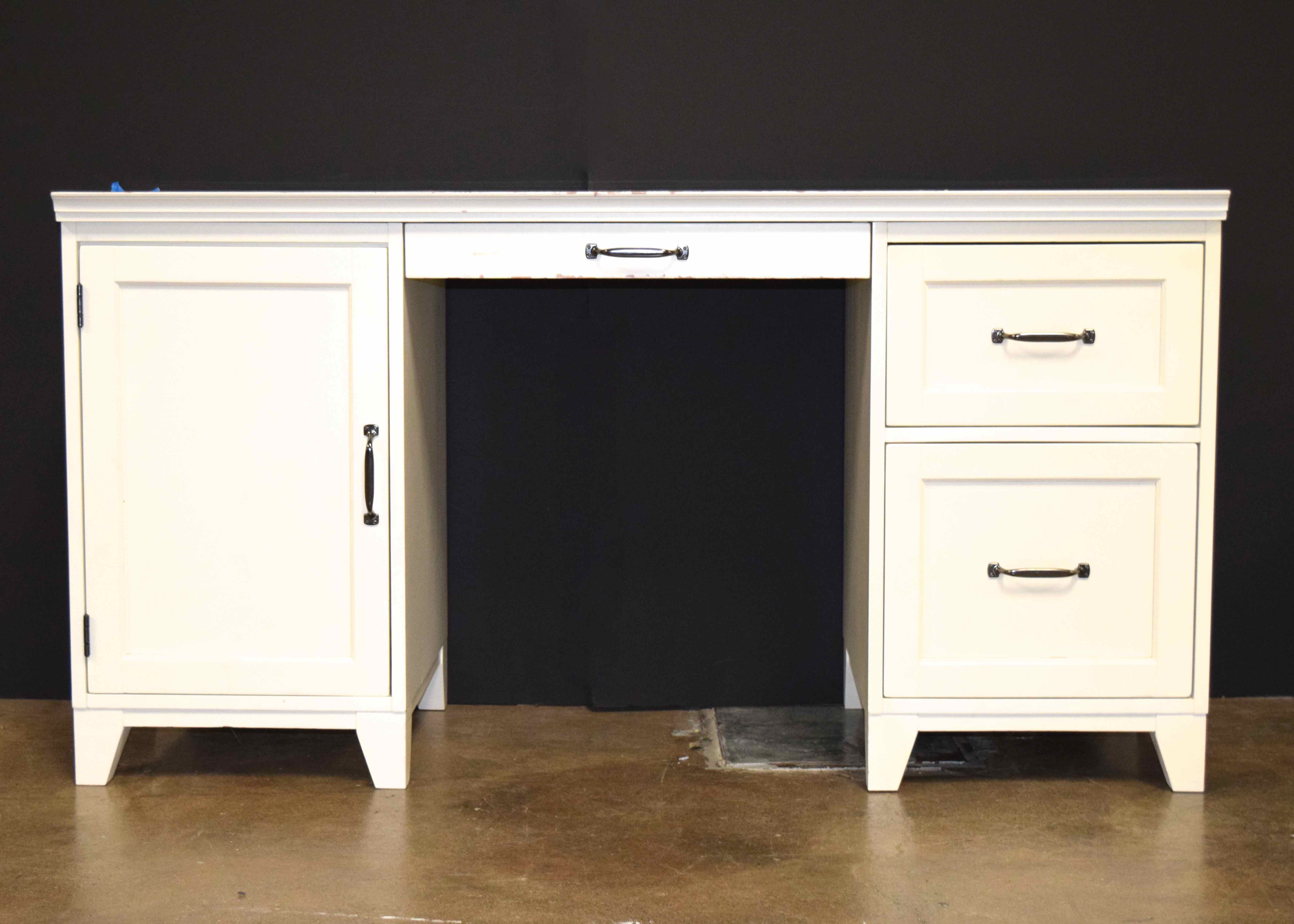 Pottery Barn White Desk