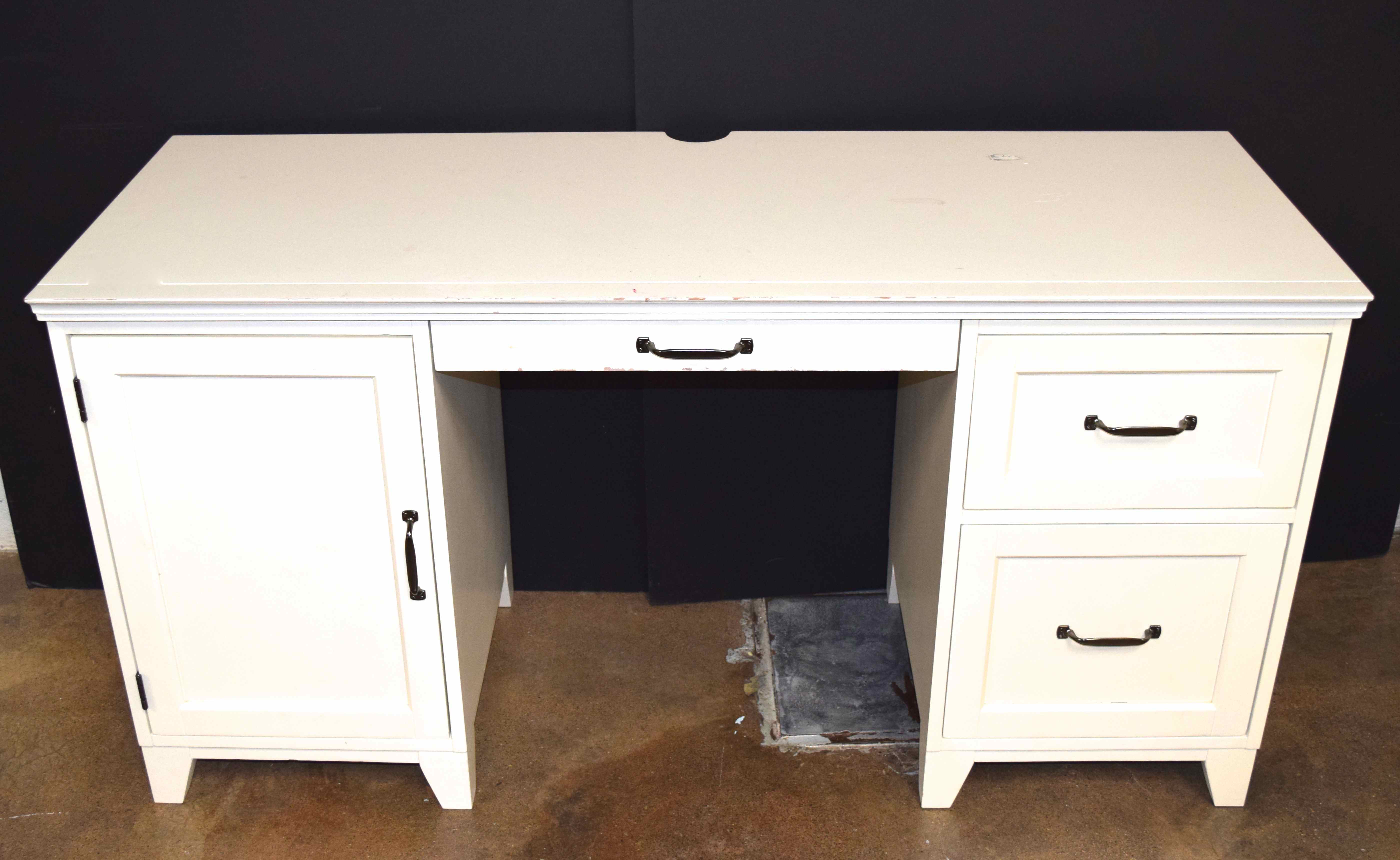 Pottery Barn White Desk