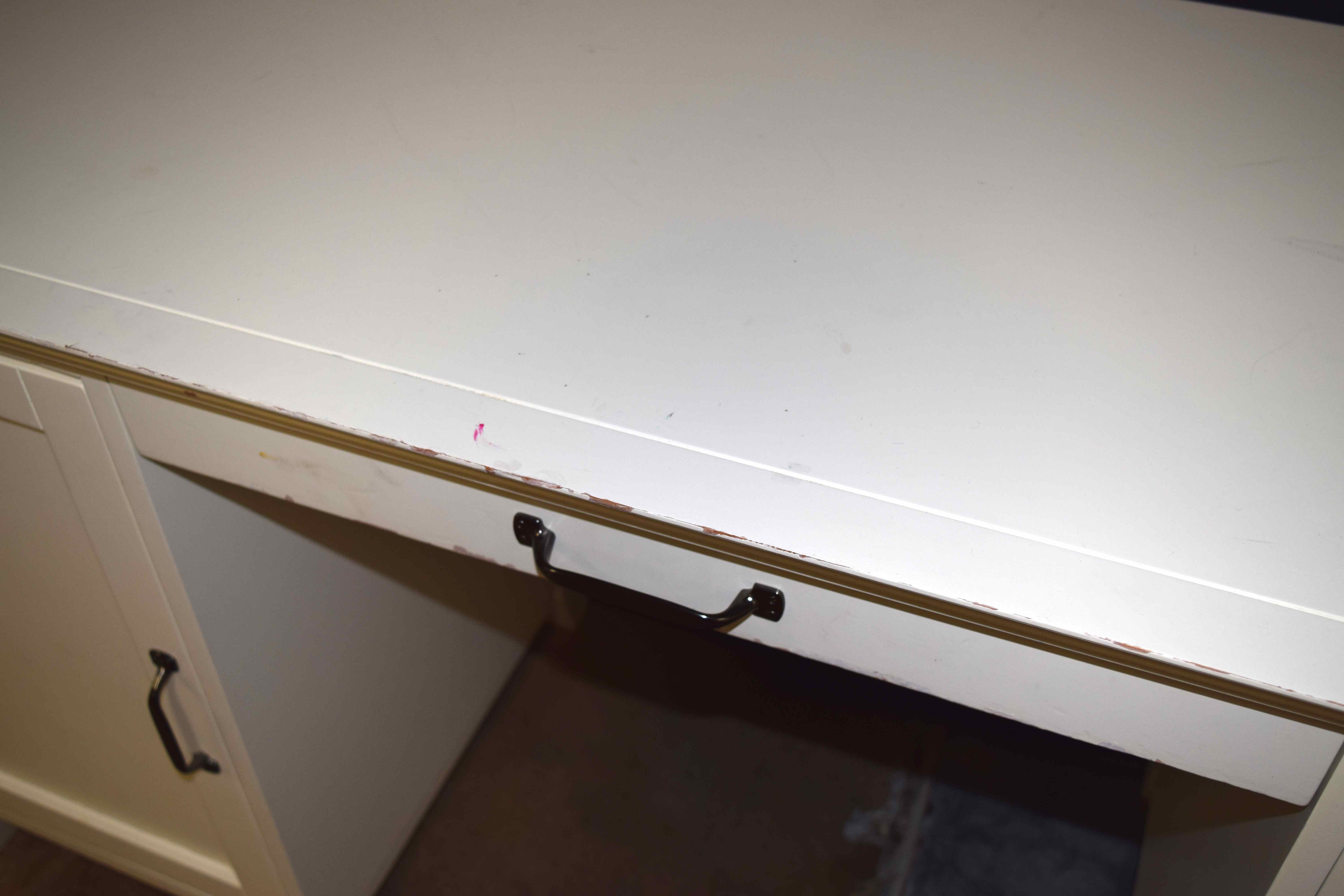 Pottery Barn White Desk