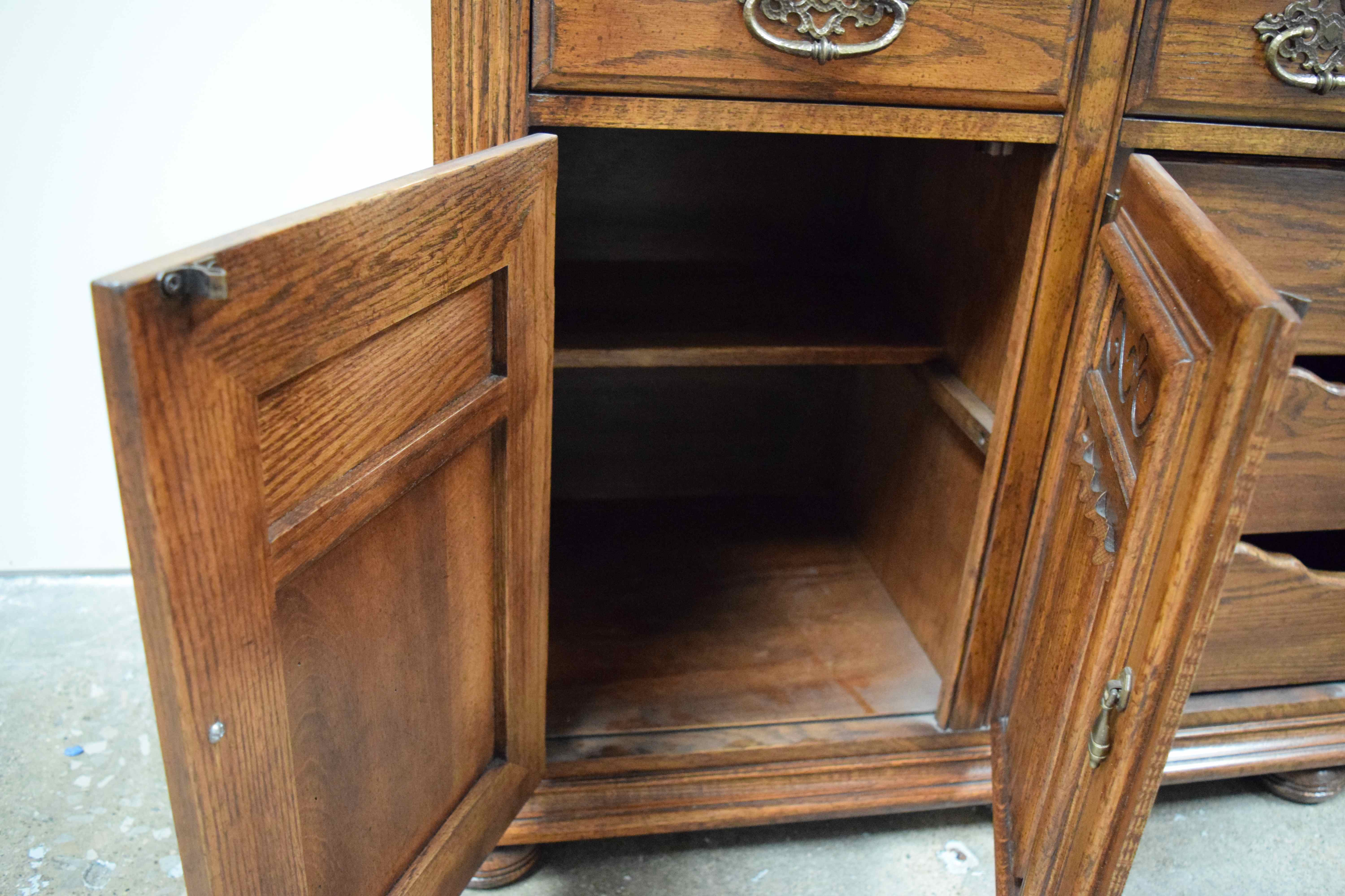 Ethan Allen Royal Charter China Hutch and Base