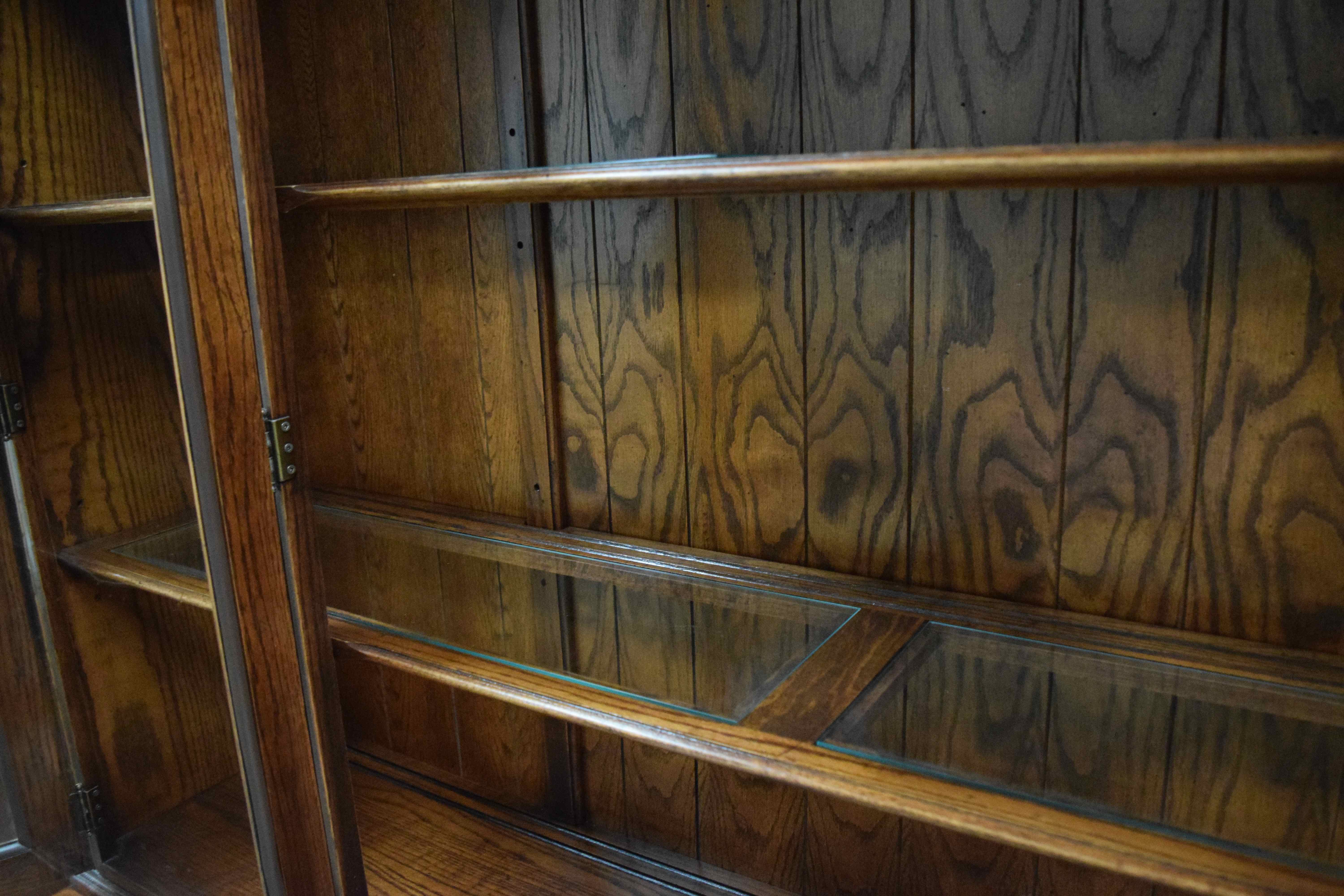 Ethan Allen Royal Charter China Hutch and Base