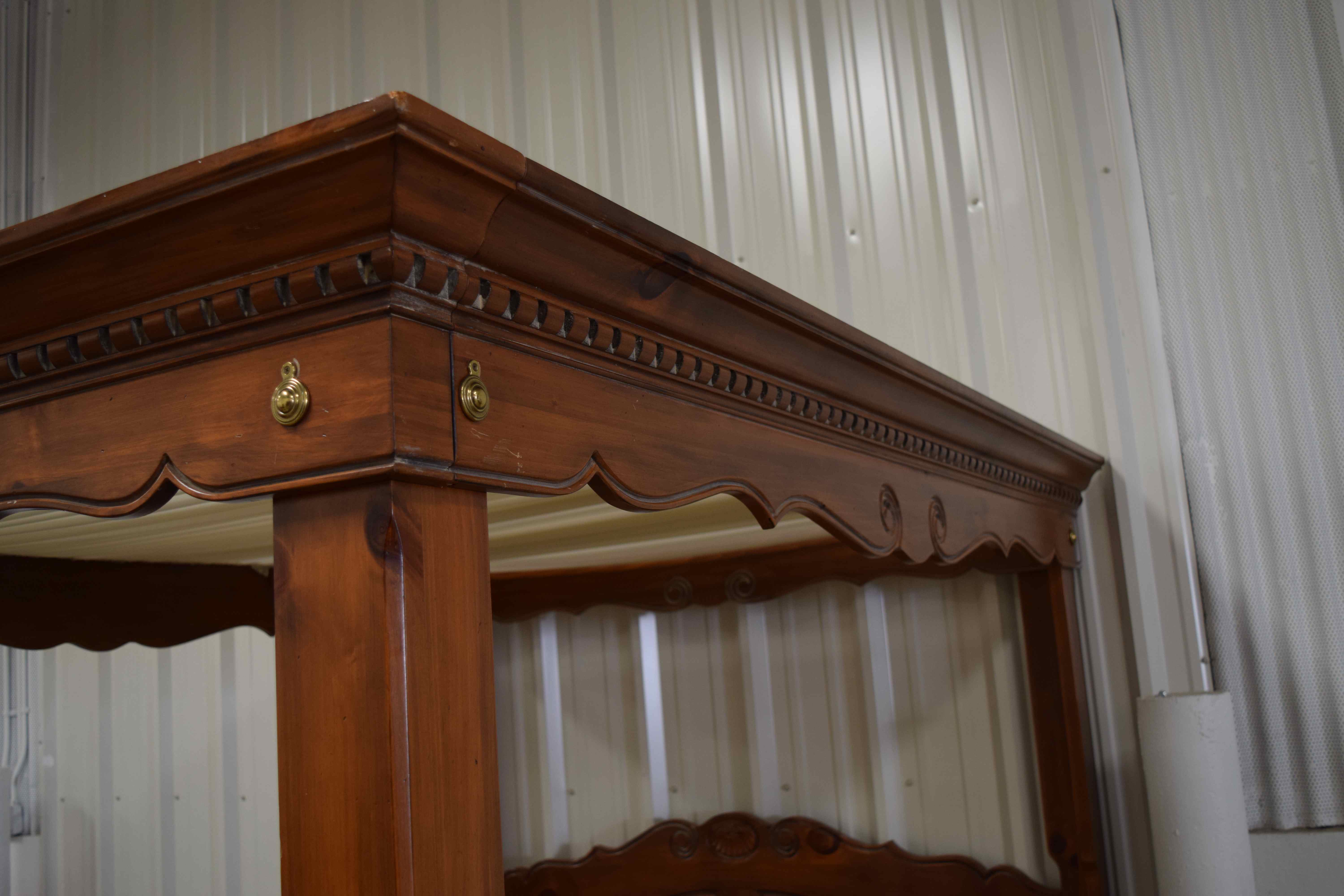 Ethan Allen Four-Poster Queen Size Bed