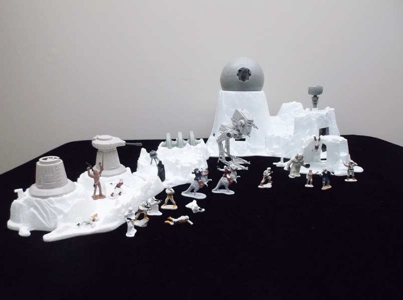 1982 Star Wars Micro Collection Hoth World Action Playset