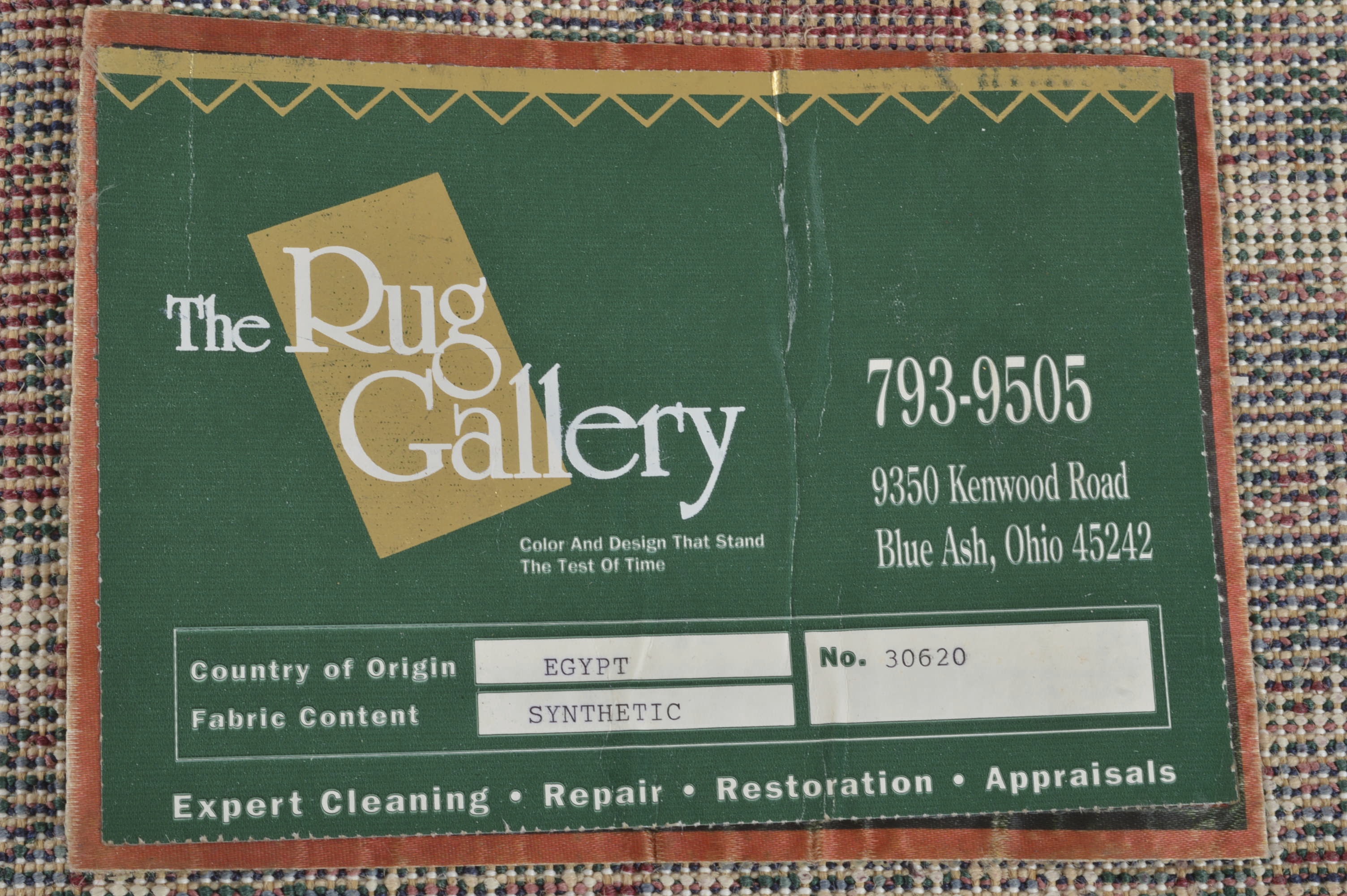 Egyptian Synthetic Throw Rug