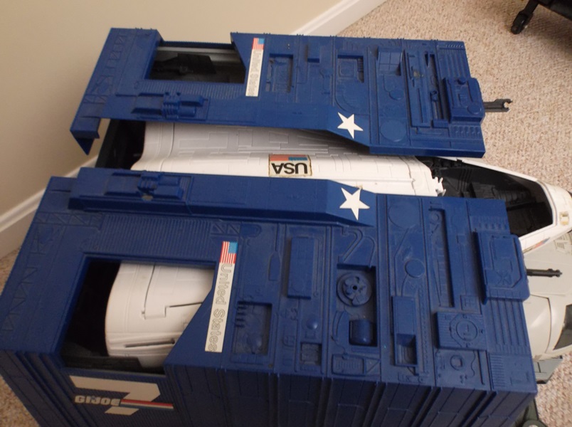 GI Joe 1987 Defiant Space Shuttle Complex Playset