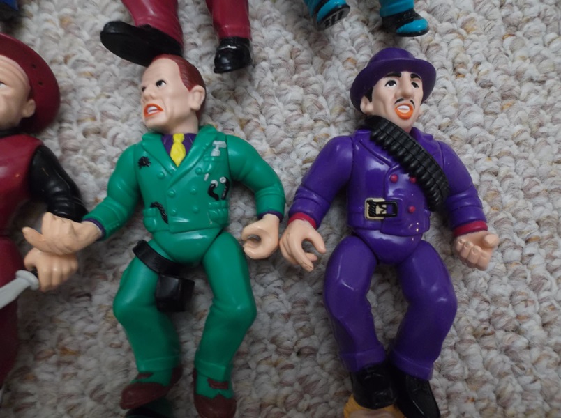 Collection of Disney Dick Tracy Playmate Figures