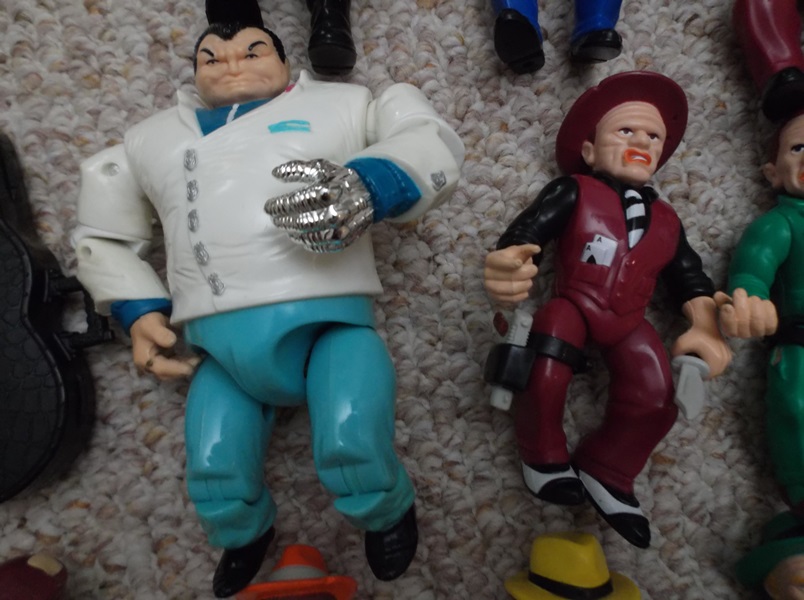 Collection of Disney Dick Tracy Playmate Figures