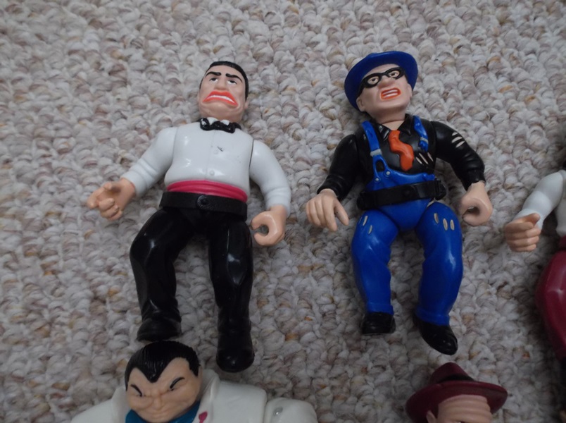 Collection of Disney Dick Tracy Playmate Figures