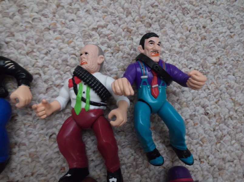 Collection of Disney Dick Tracy Playmate Figures