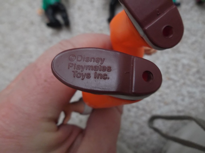 Collection of Disney Dick Tracy Playmate Figures