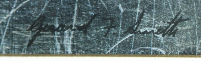 Lithograph Art Print, Great White Heron by Gerard Smith.