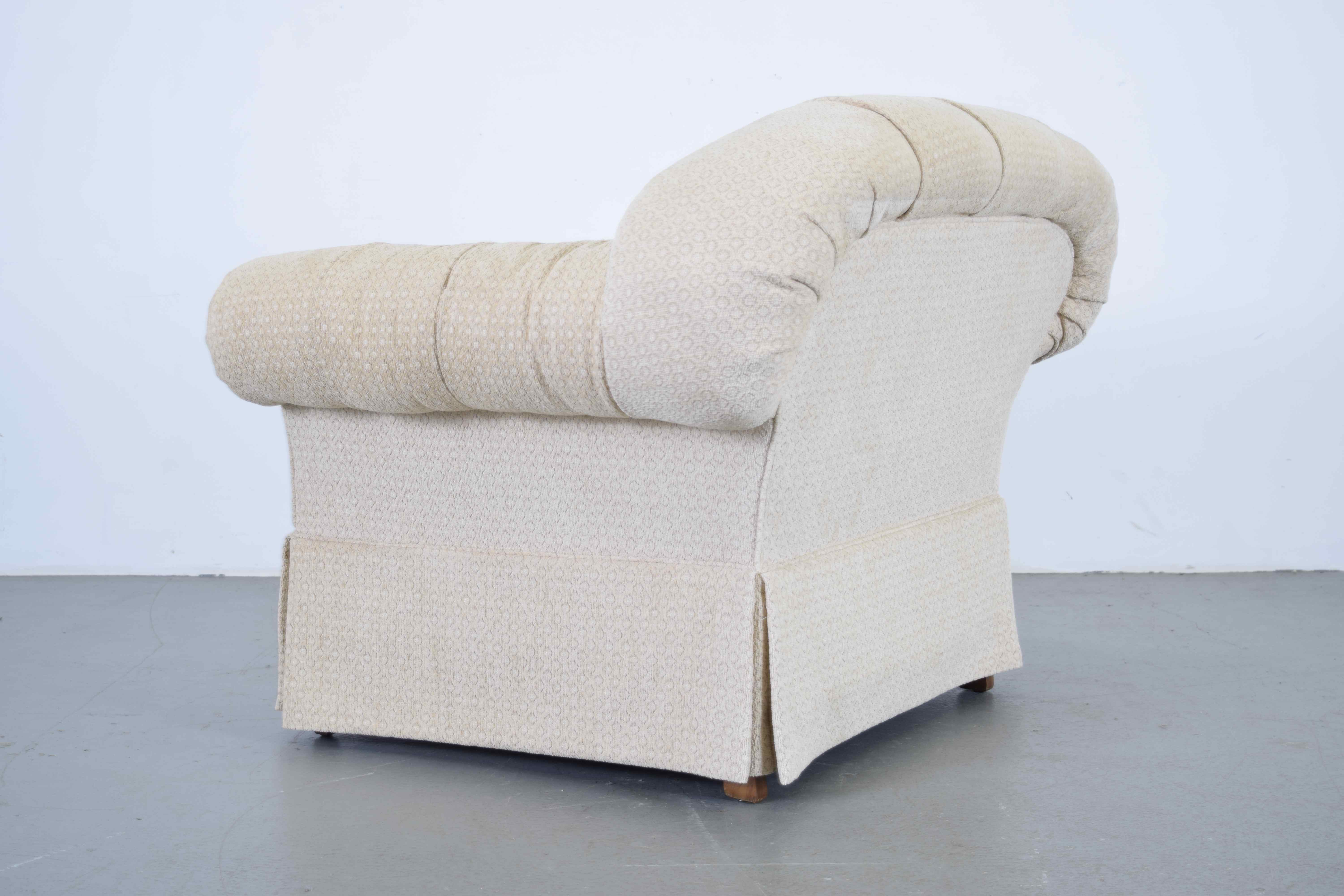 Drexel Heritage Chenille Overstuffed Armchair