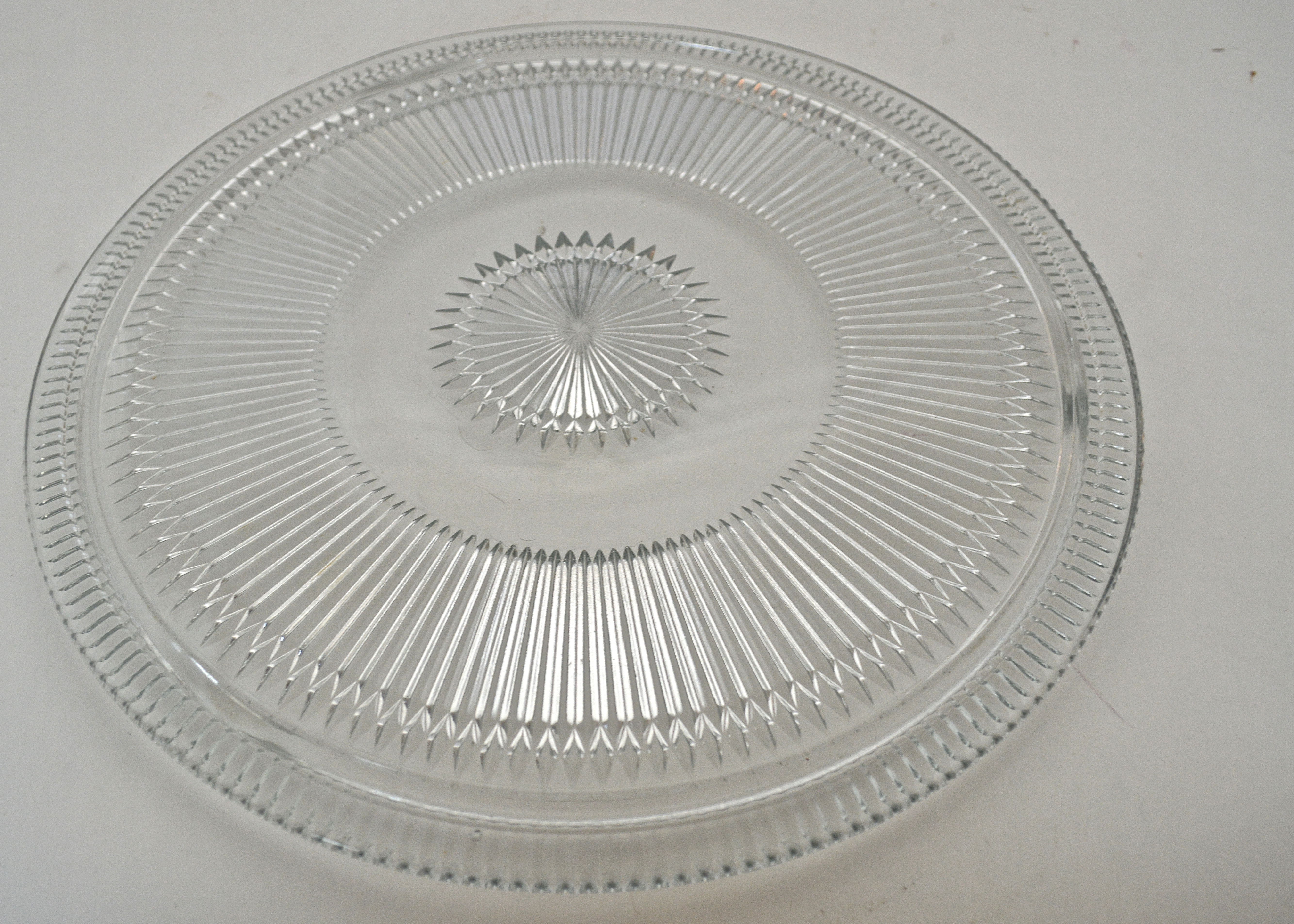 Nine Decorative Glass Trays Including Walther-Glas Canape Tray