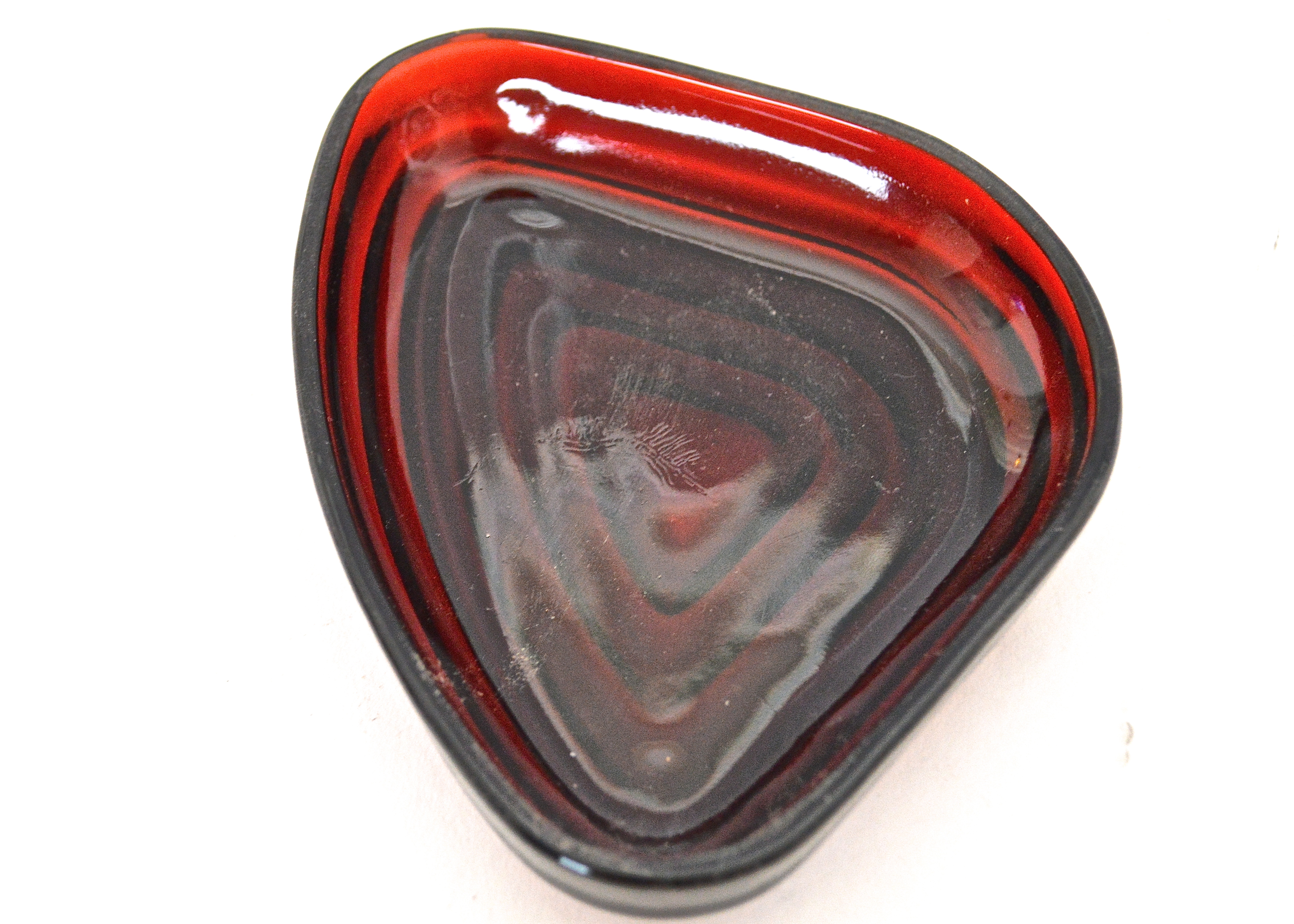 Nine Decorative Glass Trays Including Walther-Glas Canape Tray