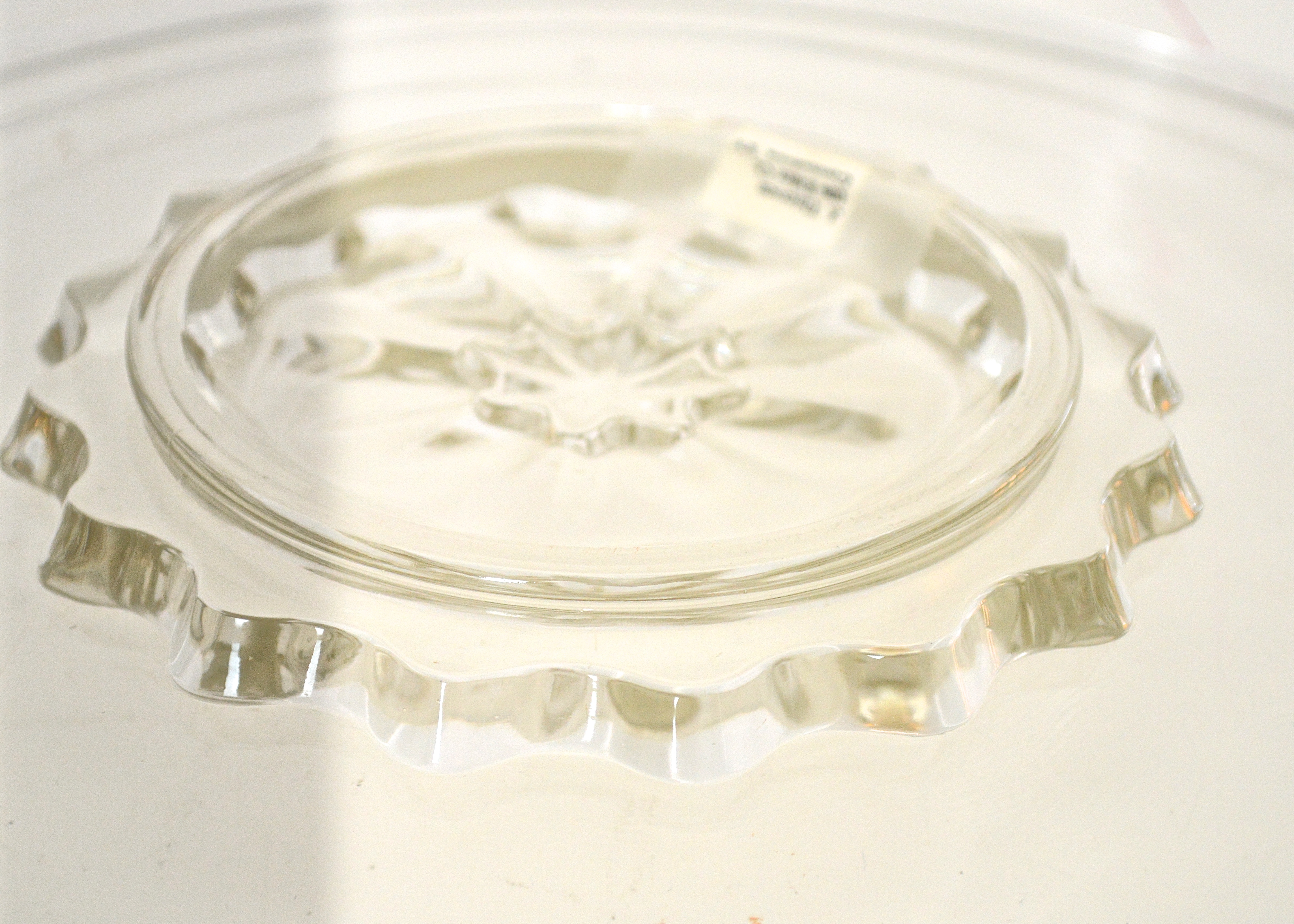 Nine Decorative Glass Trays Including Walther-Glas Canape Tray