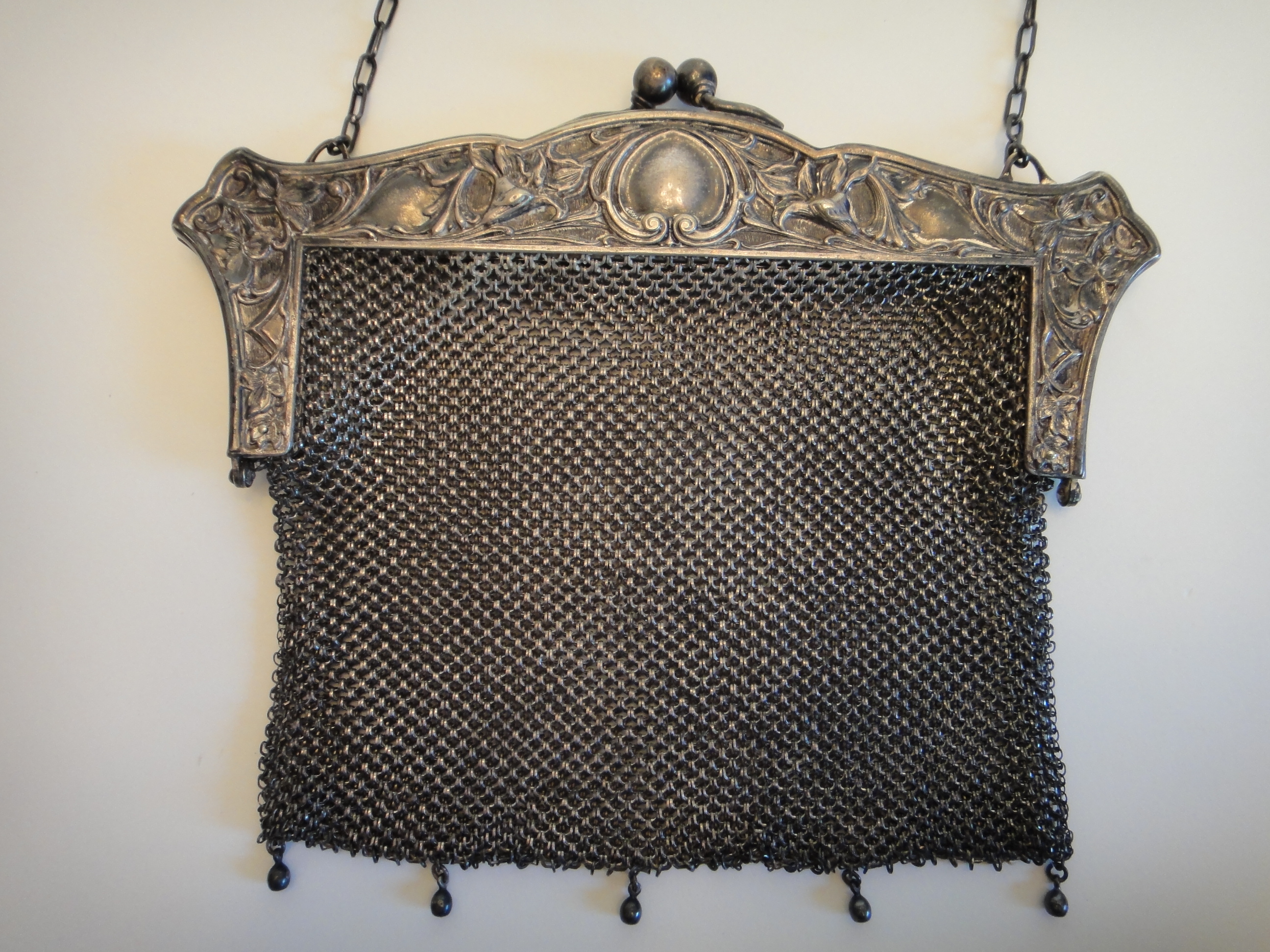 19th Century Silver and Mesh Purse