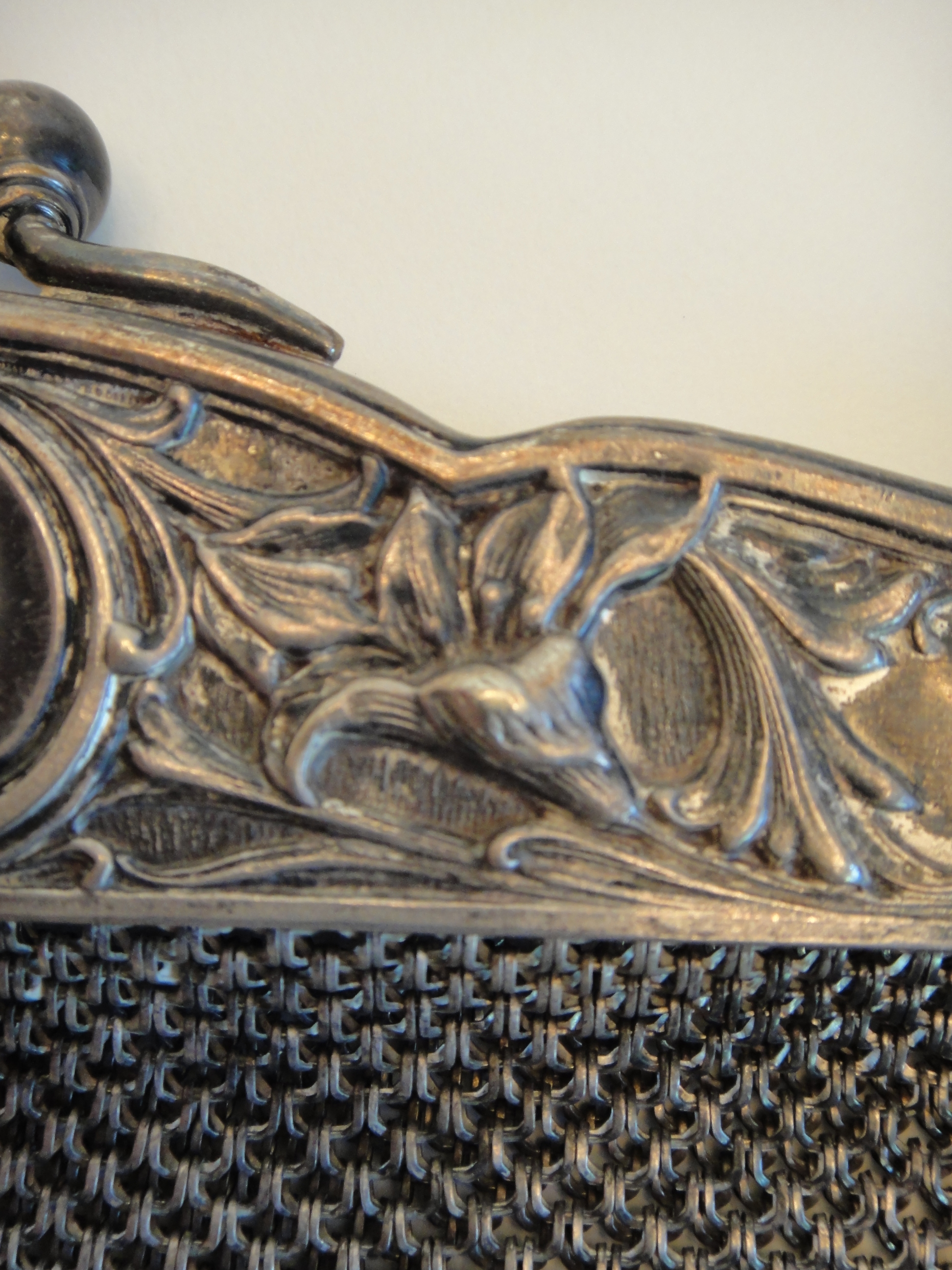 19th Century Silver and Mesh Purse