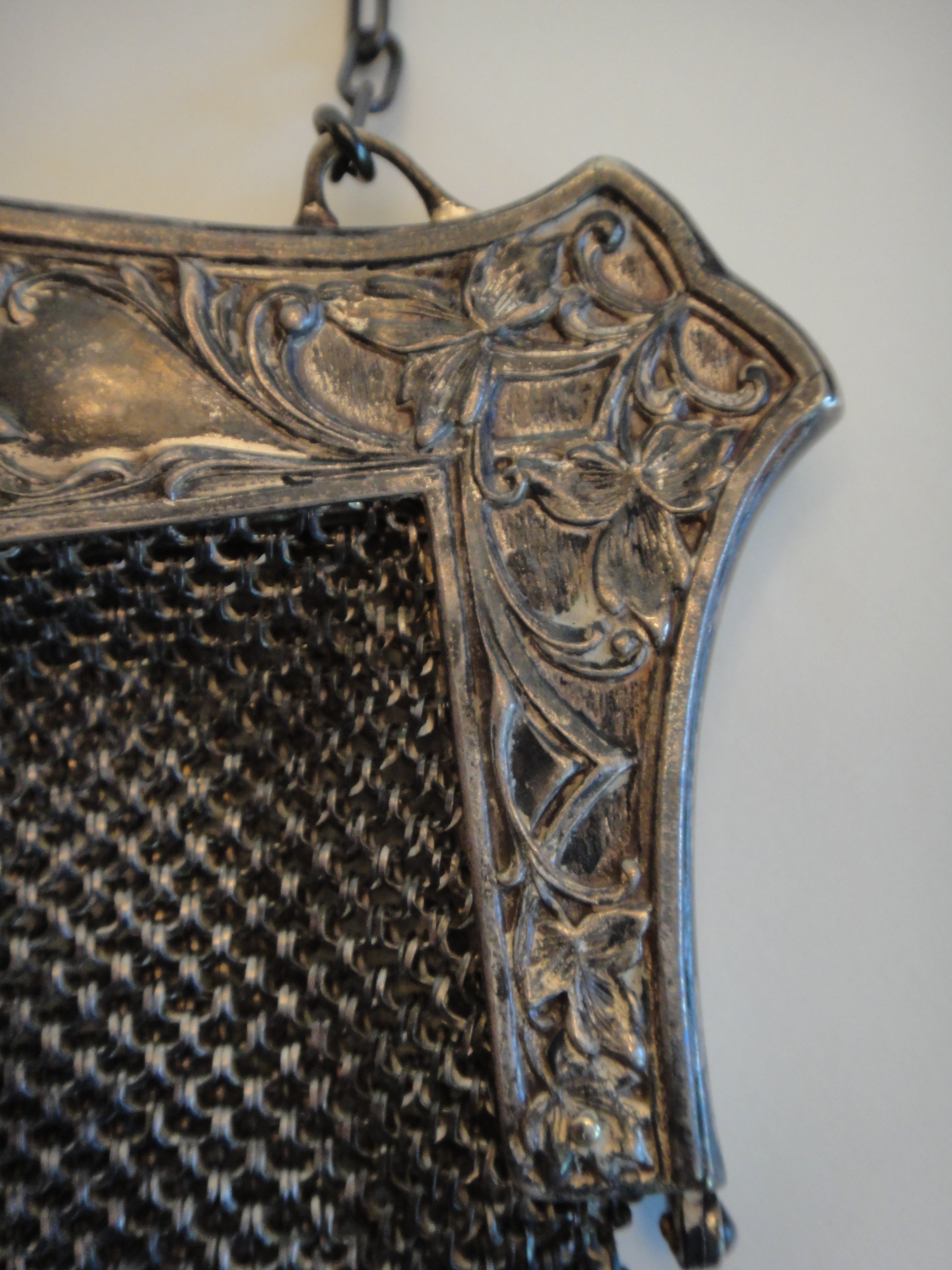 19th Century Silver and Mesh Purse