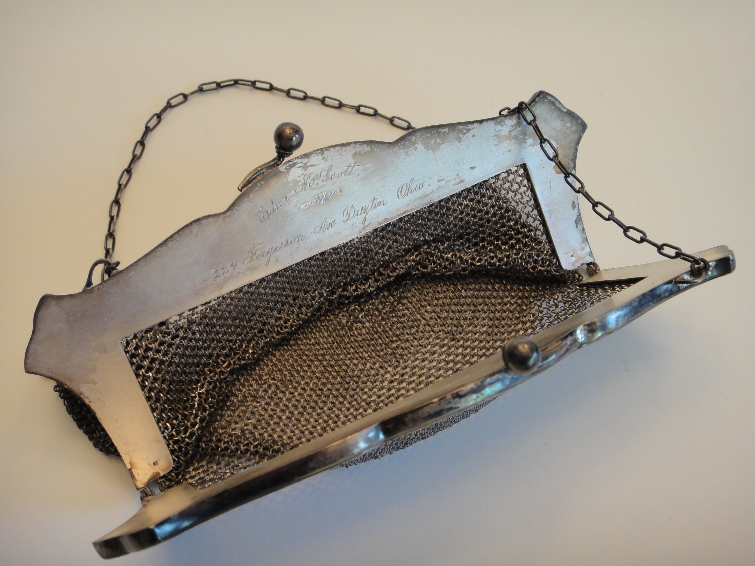 19th Century Silver and Mesh Purse