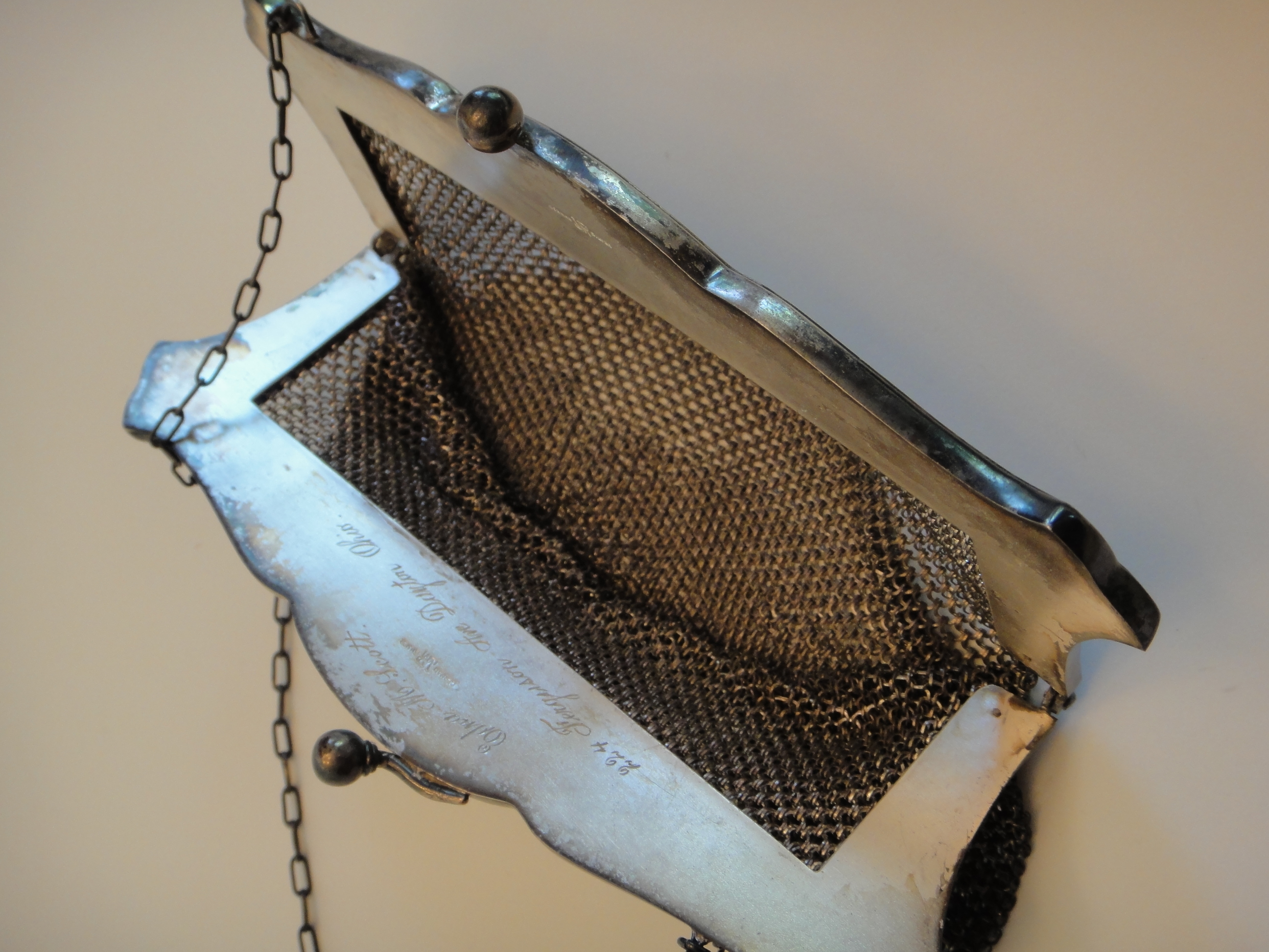 19th Century Silver and Mesh Purse