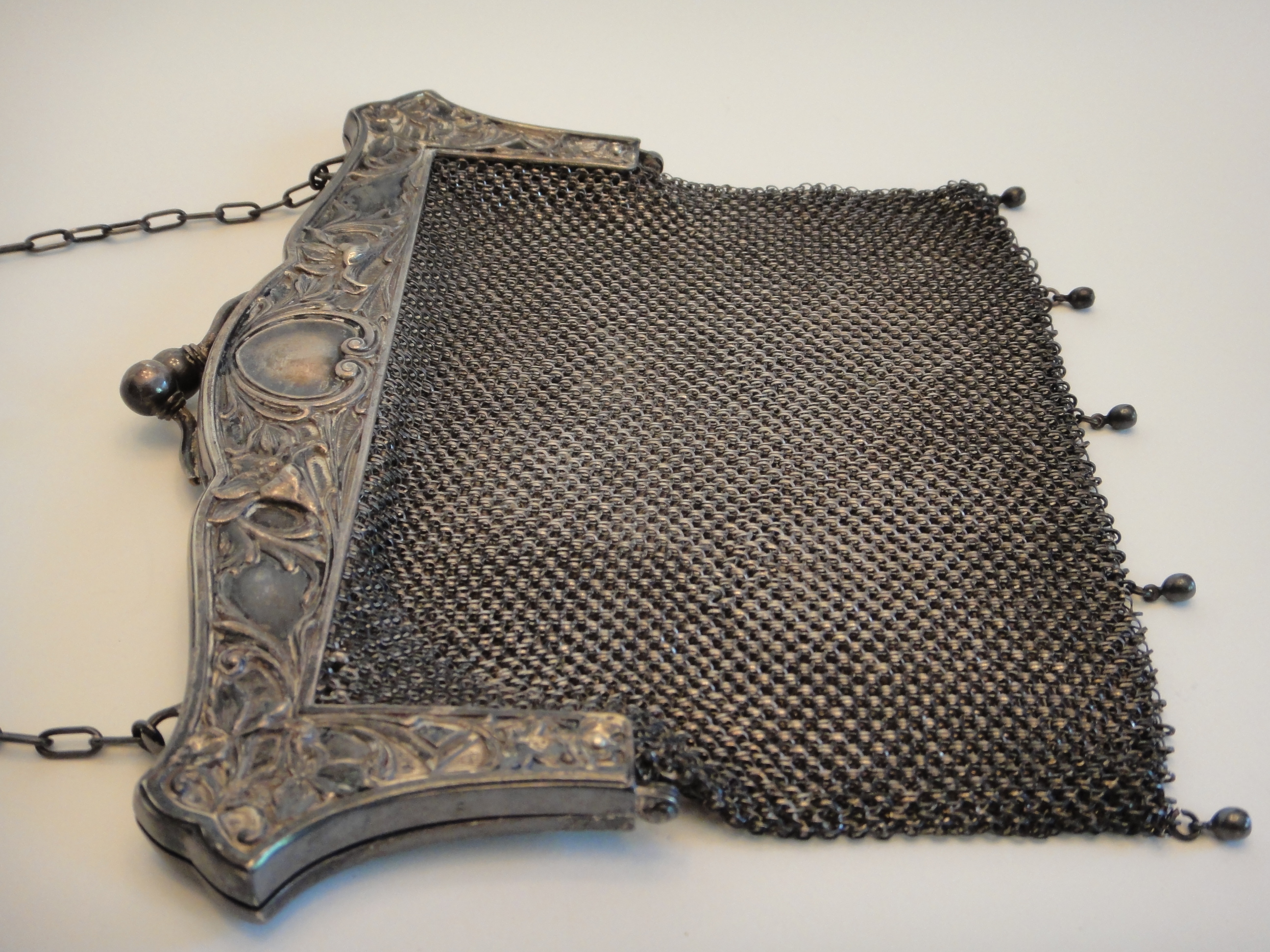 19th Century Silver and Mesh Purse