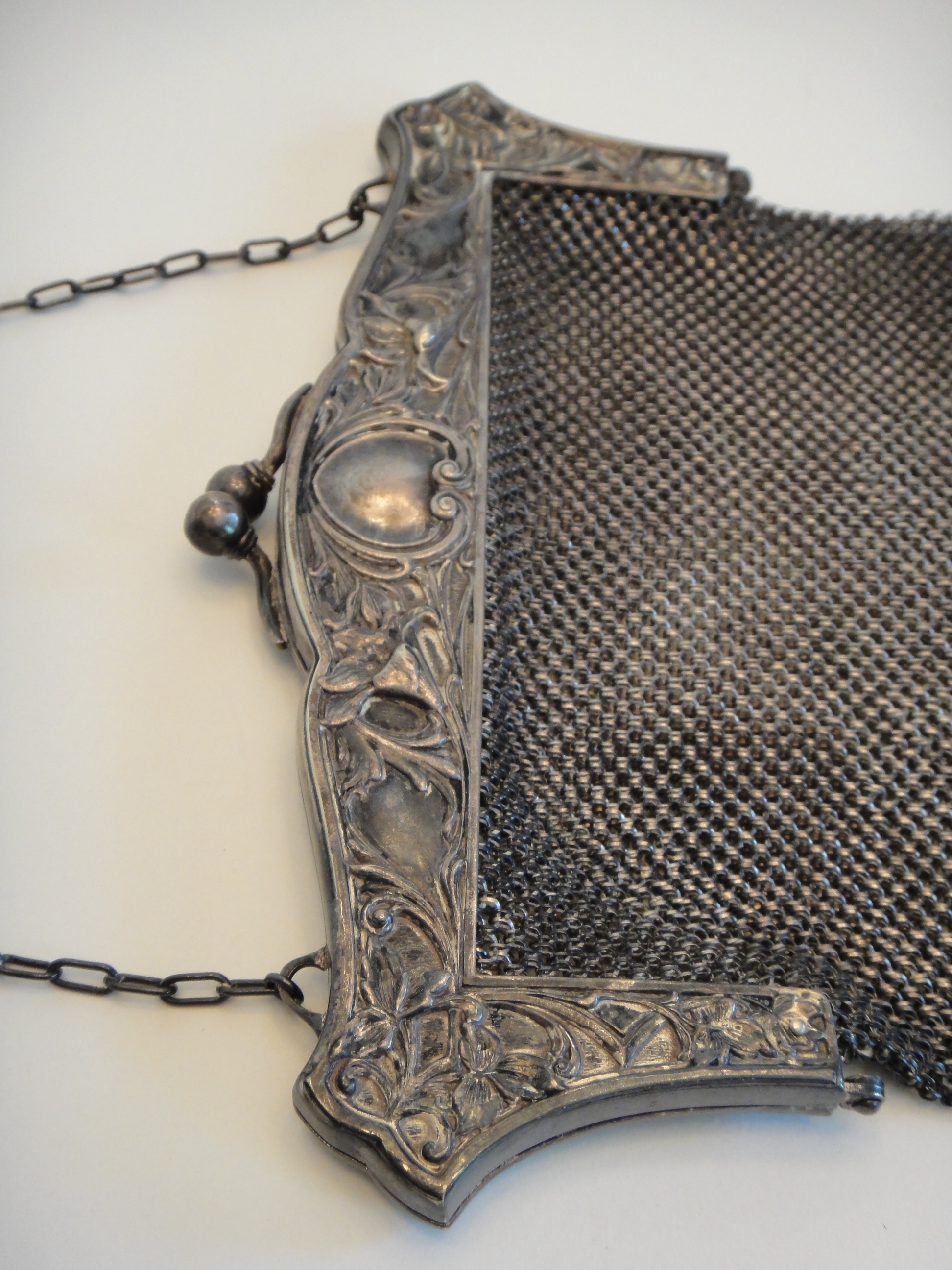 19th Century Silver and Mesh Purse