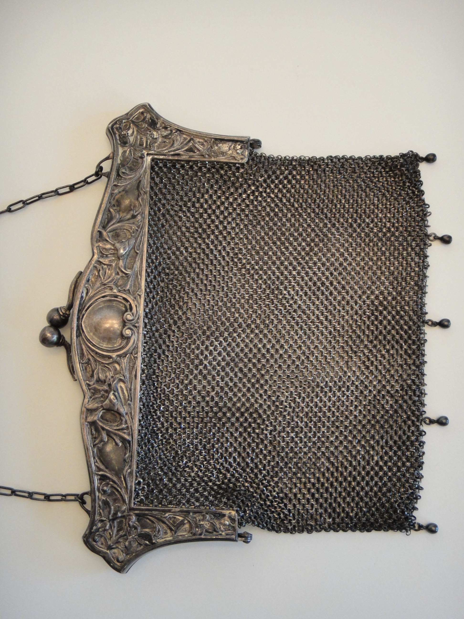 19th Century Silver and Mesh Purse