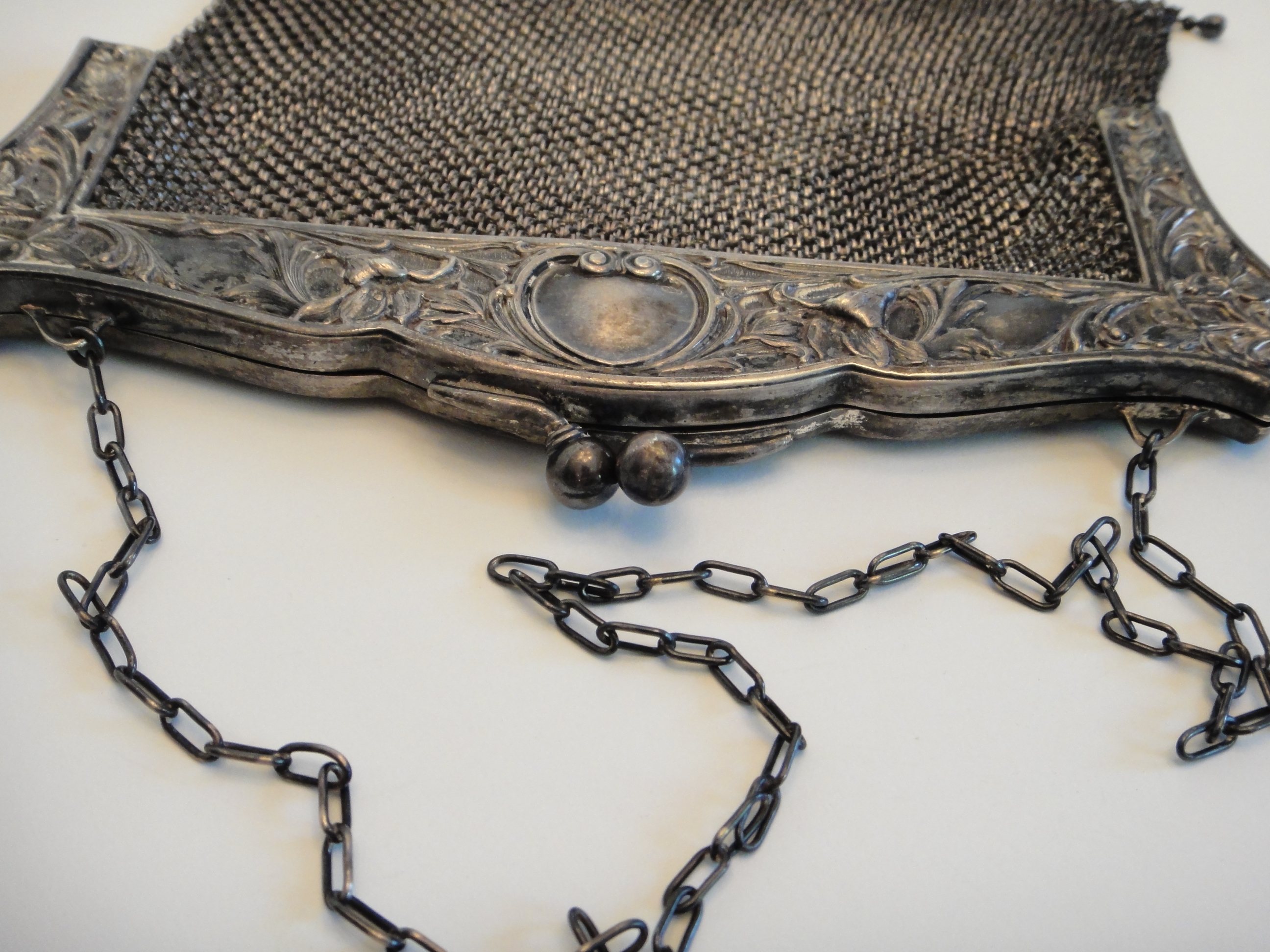 19th Century Silver and Mesh Purse