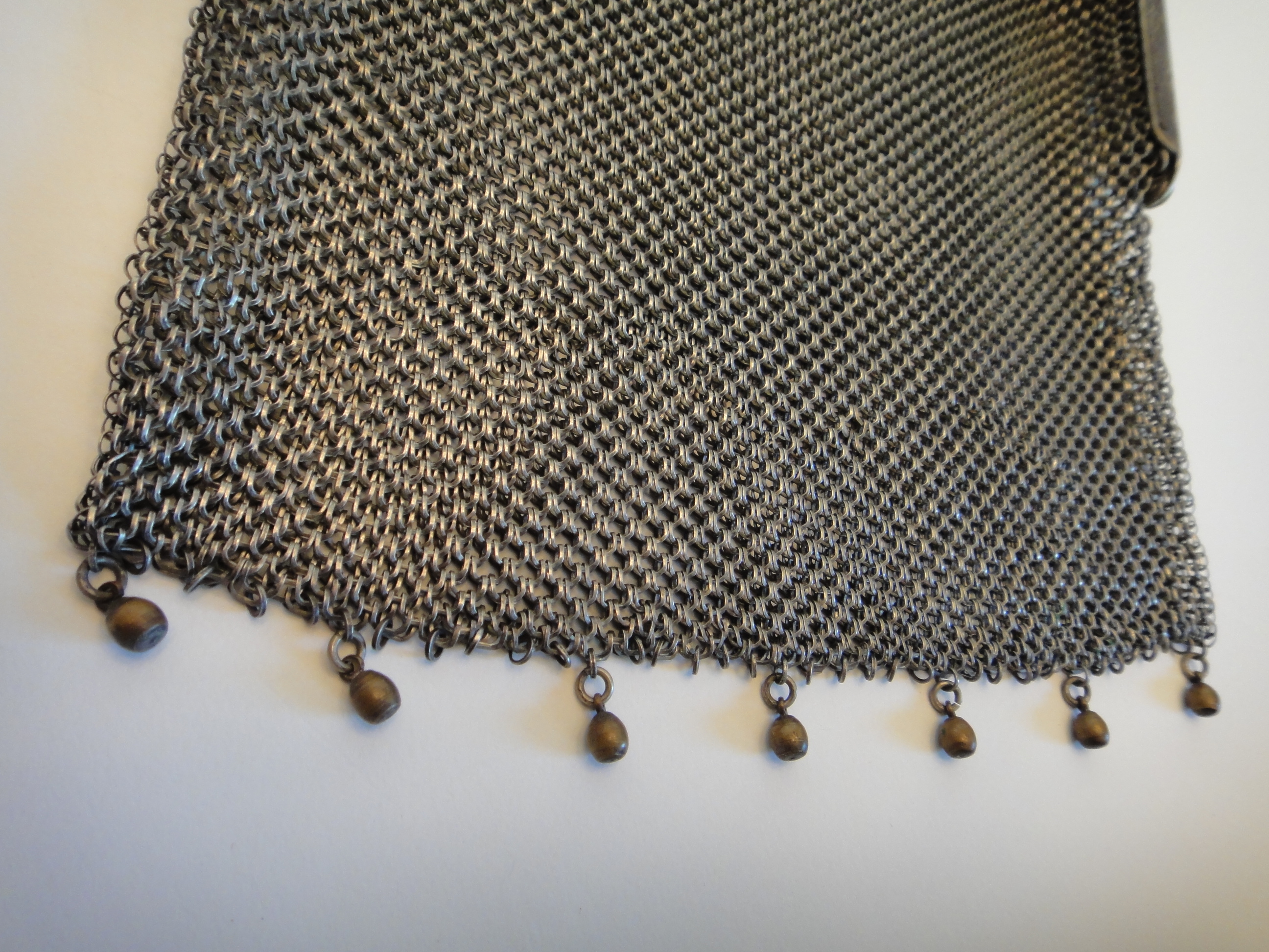 Antique German Silver & Mesh Purse