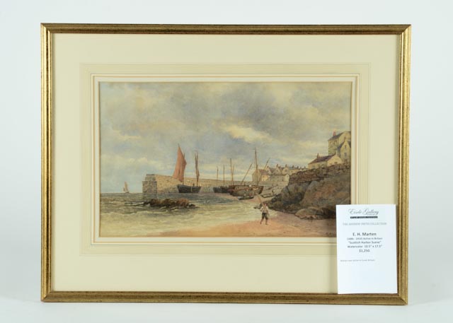 Original E.H. Marten Watercolor on Paper Painting